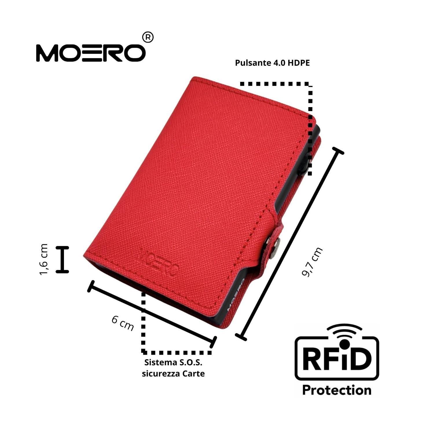 Rojo Saffiano Clásico