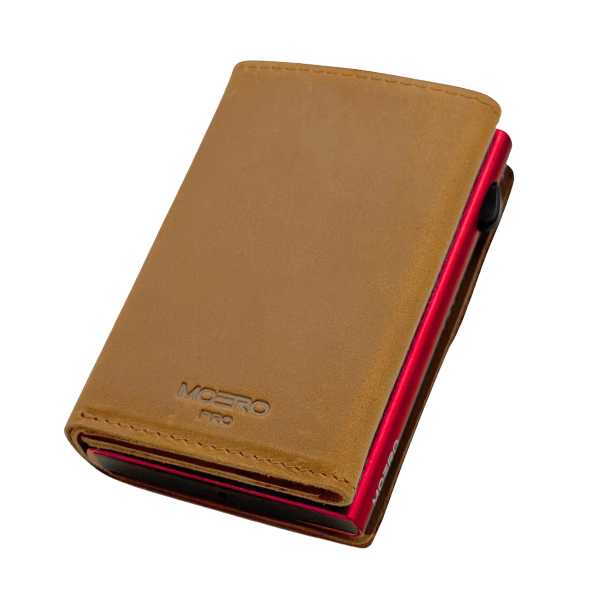 PRO PLUS Crazy Horse Cognac Zip