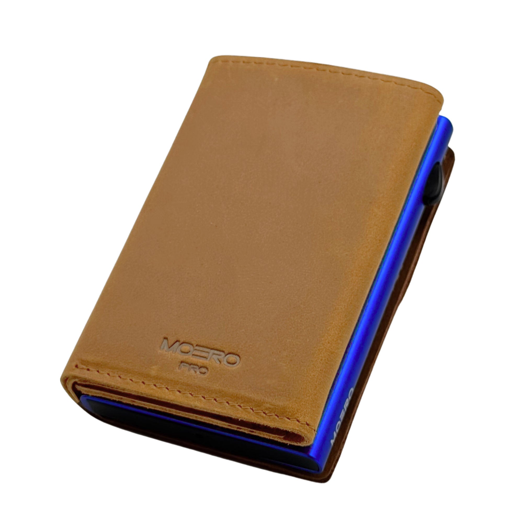 PRO PLUS Crazy Horse Cognac Zip
