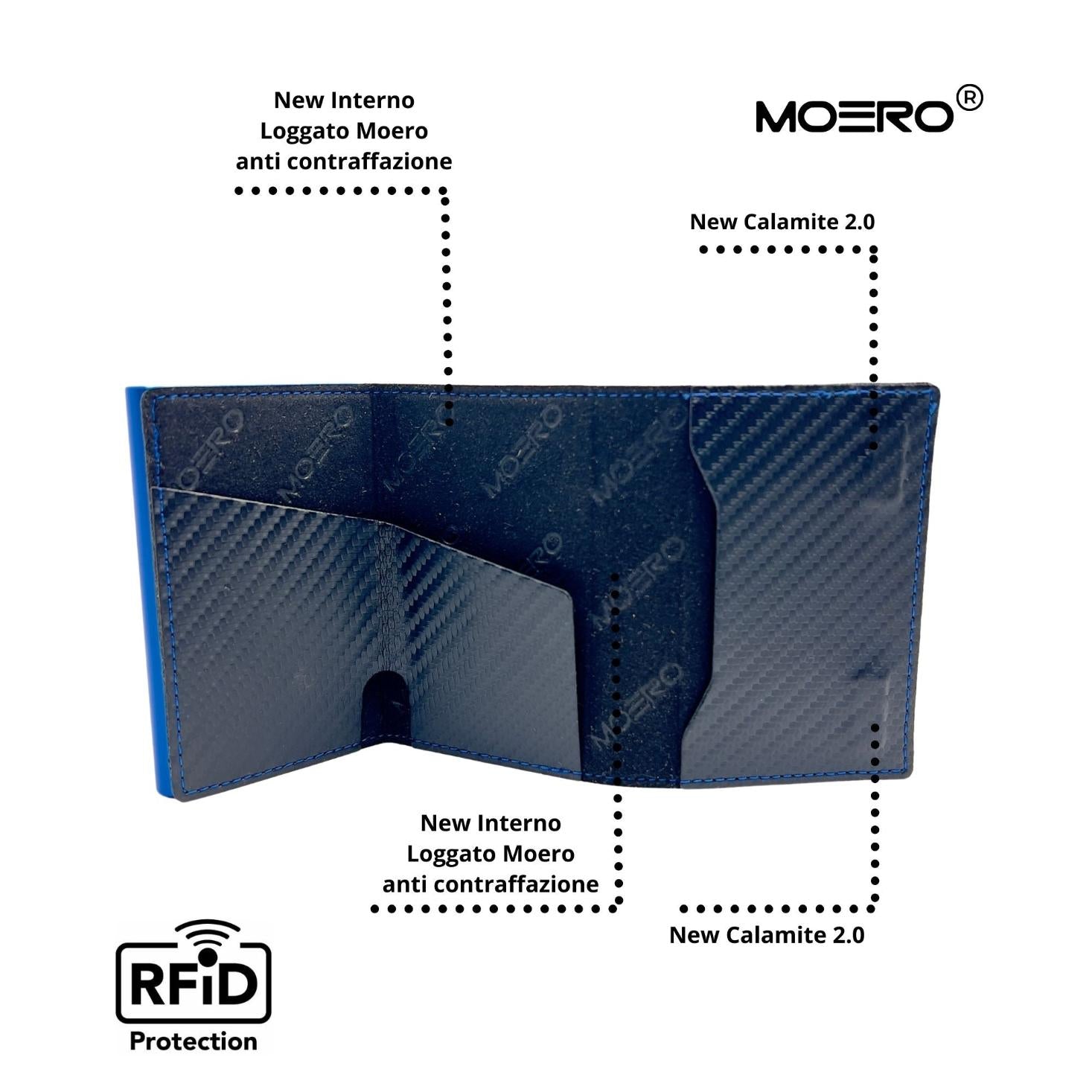 PRO Carbon Racing Blauer Reißverschluss
