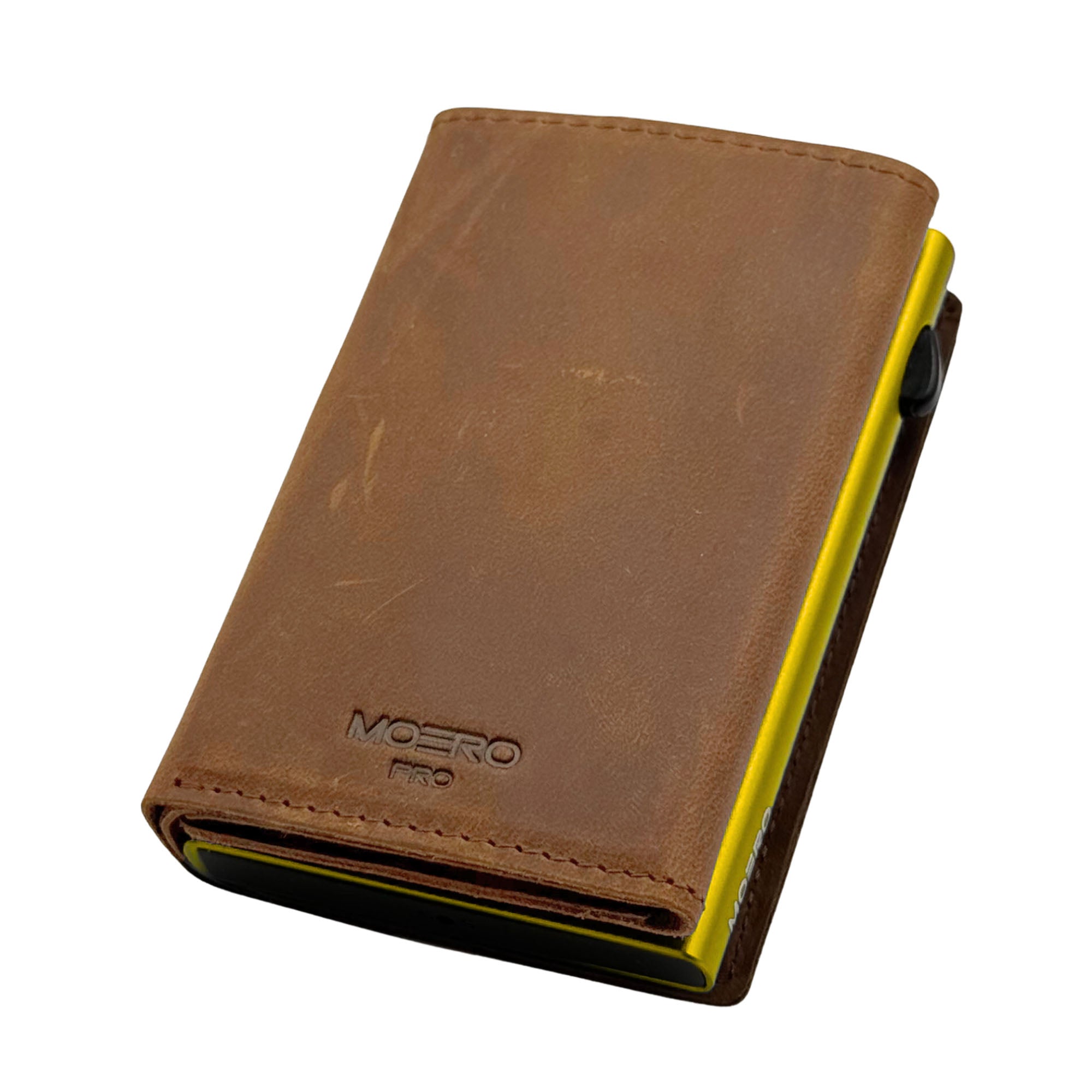 PRO PLUS Crazy Horse Noisette Zip