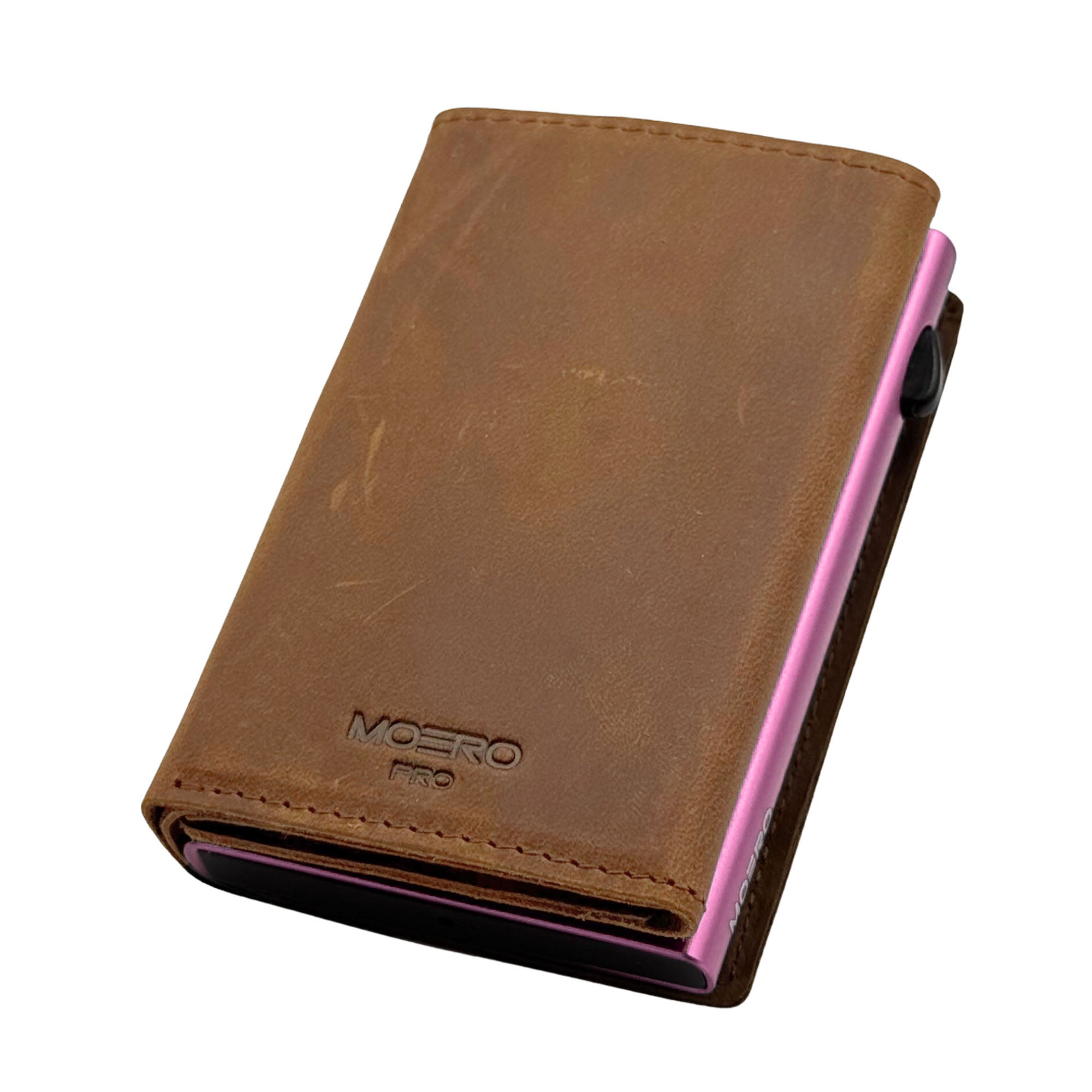 PRO PLUS Crazy Horse Noisette Zip