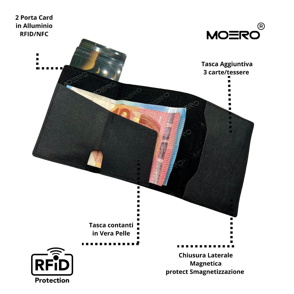 PRO DUAL Saffiano Black Zip