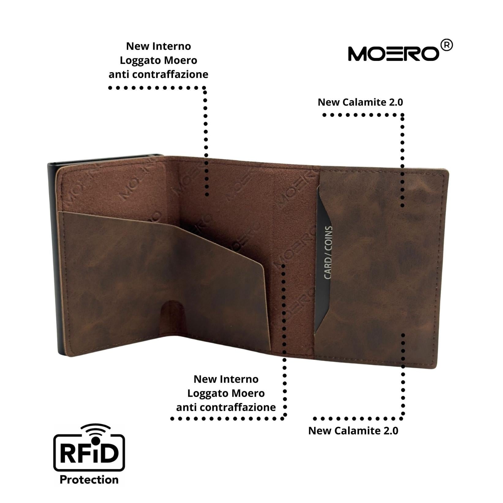 PRO Vintage Dunkelbrauner Reißverschluss