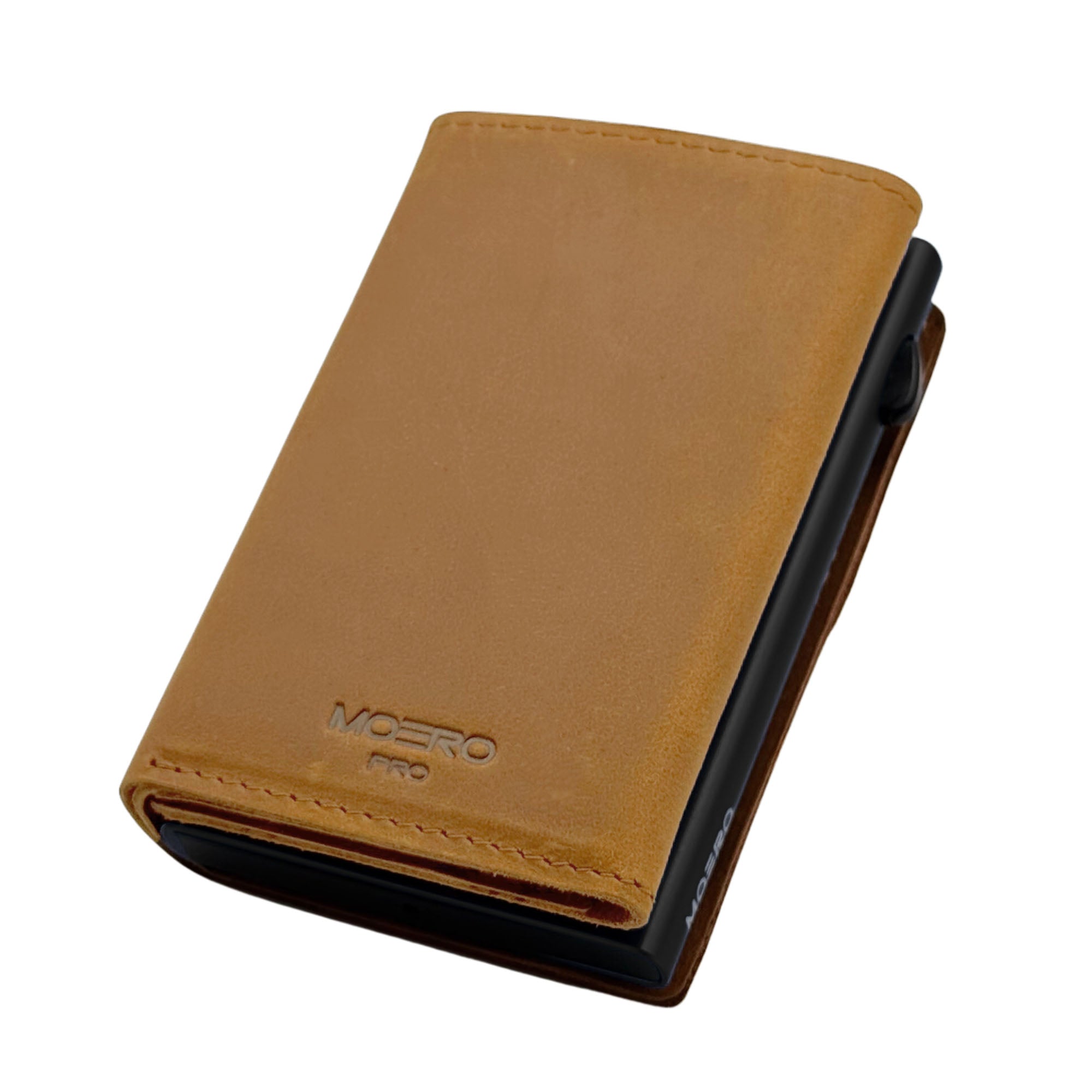 PRO PLUS Crazy Horse Cognac Zip