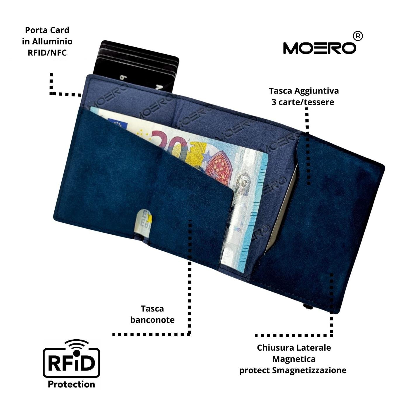Pro Alcantara Blue Zip