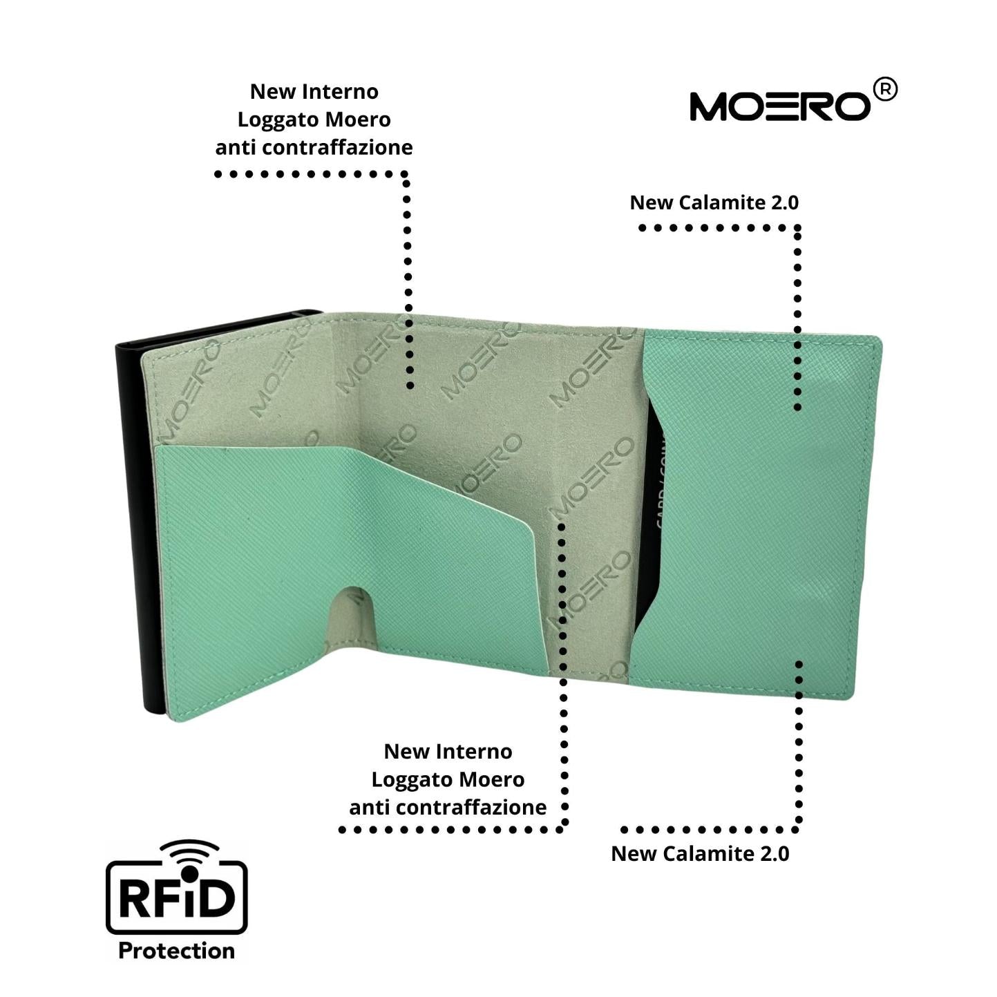 PRO Saffiano Aguamarina