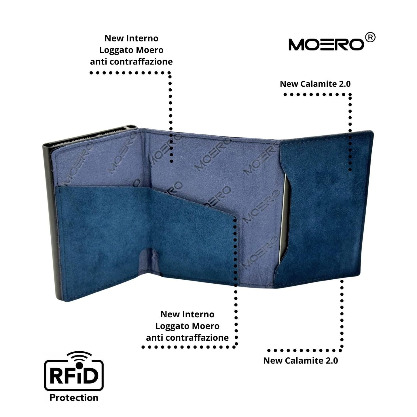 Pro Alcantara Blauer Reißverschluss