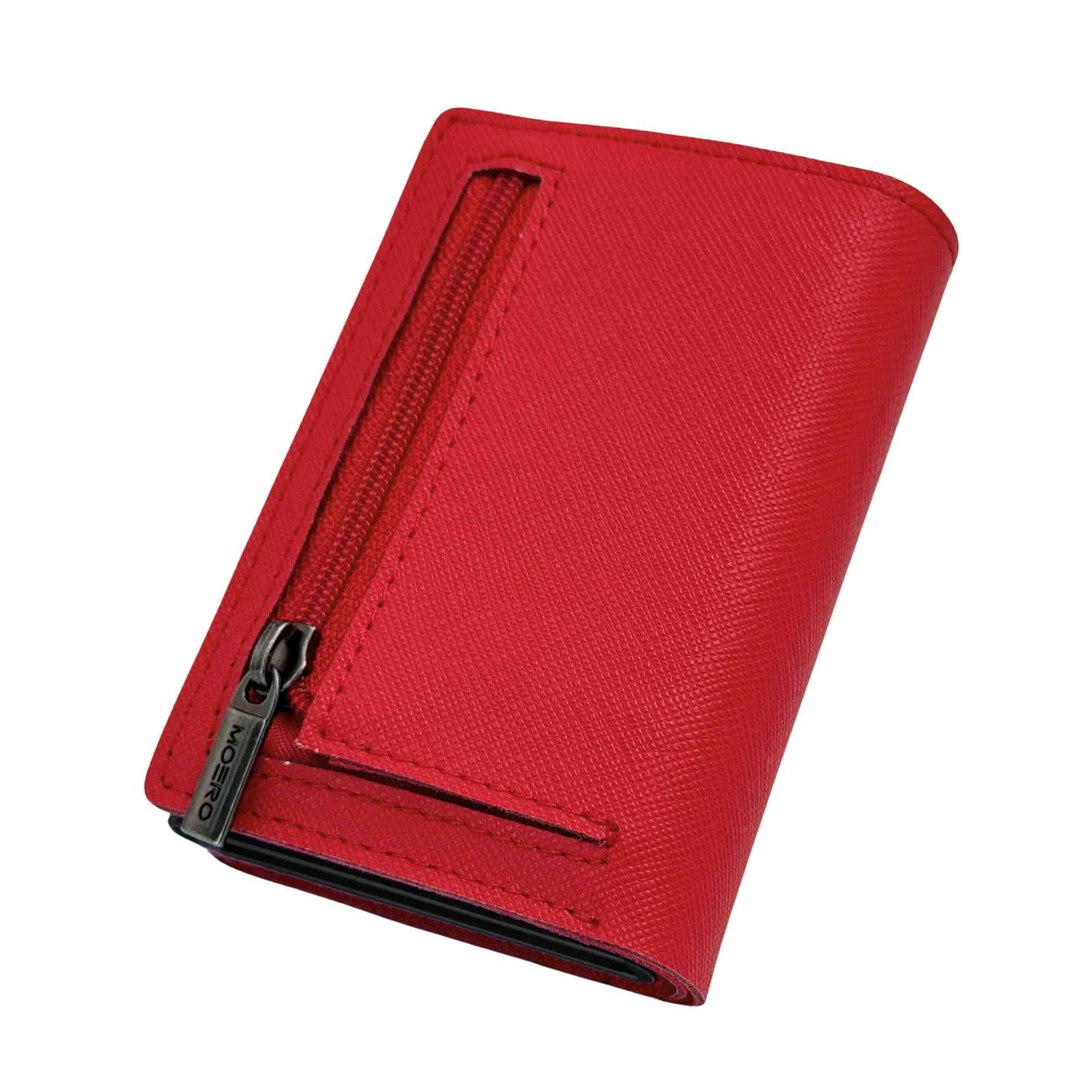 PRO PLUS Saffiano Cremallera Roja