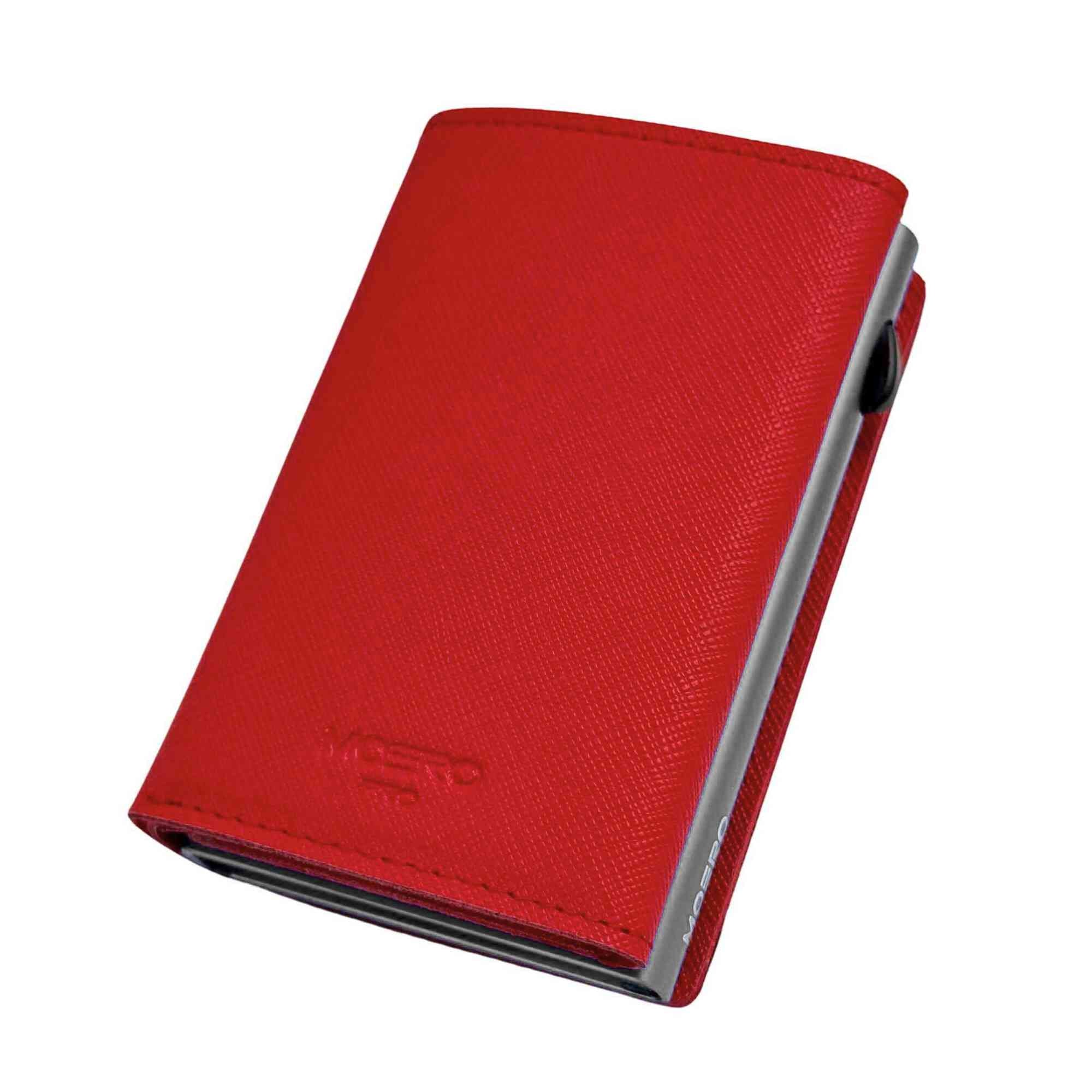 PRO PLUS Saffiano Cremallera Roja