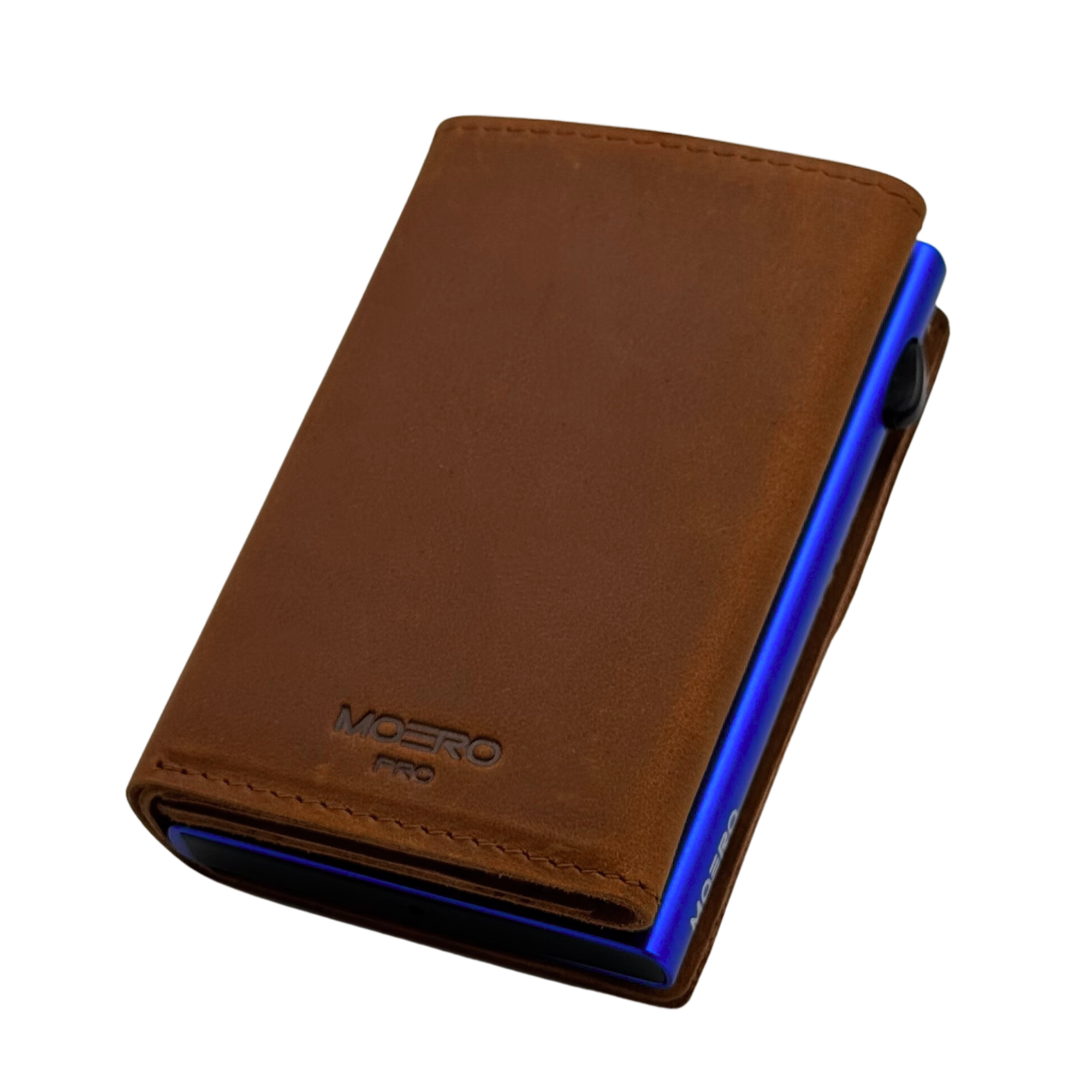 PRO PLUS Crazy Horse Cognac Zip