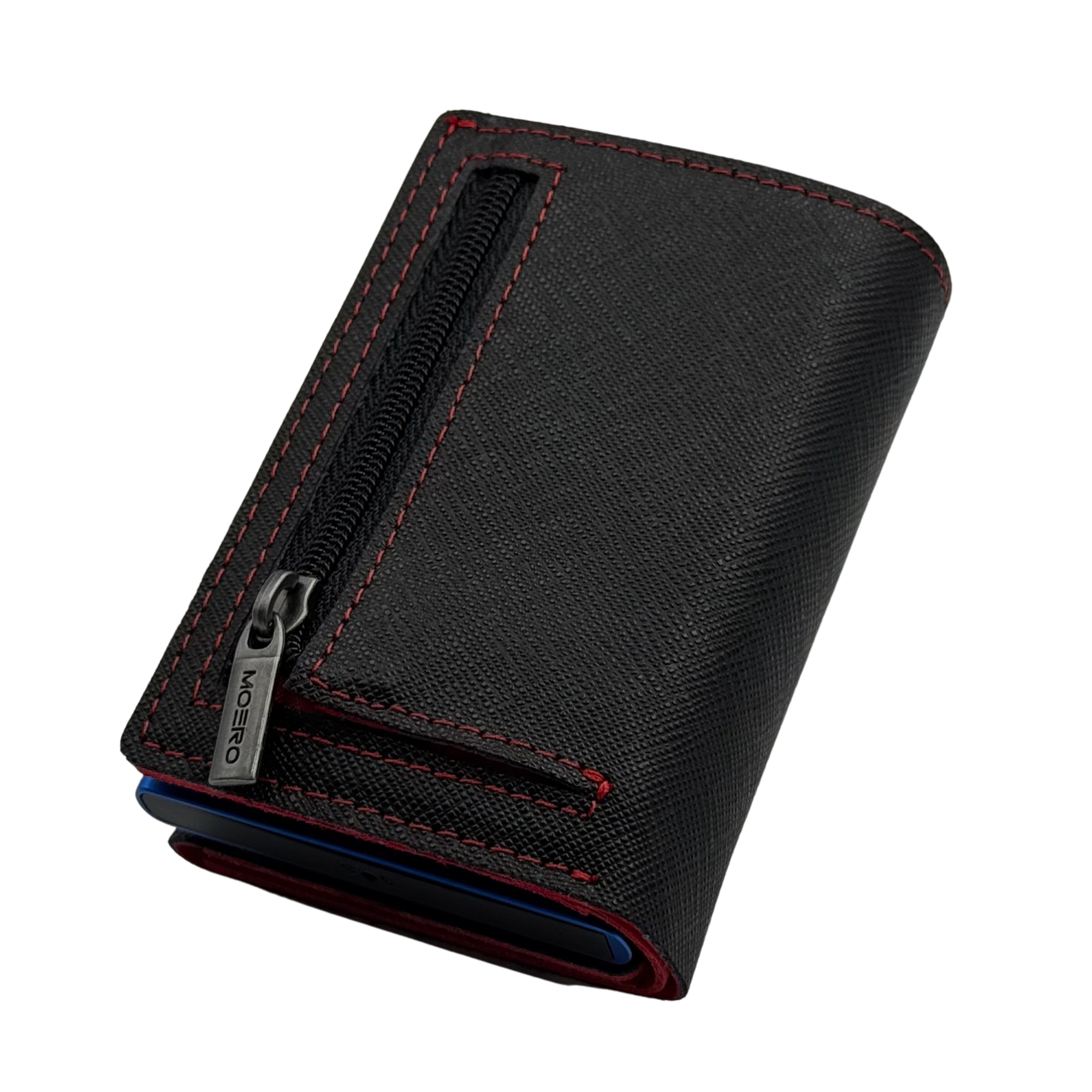 PRO PLUS Saffiano Negro y Rojo