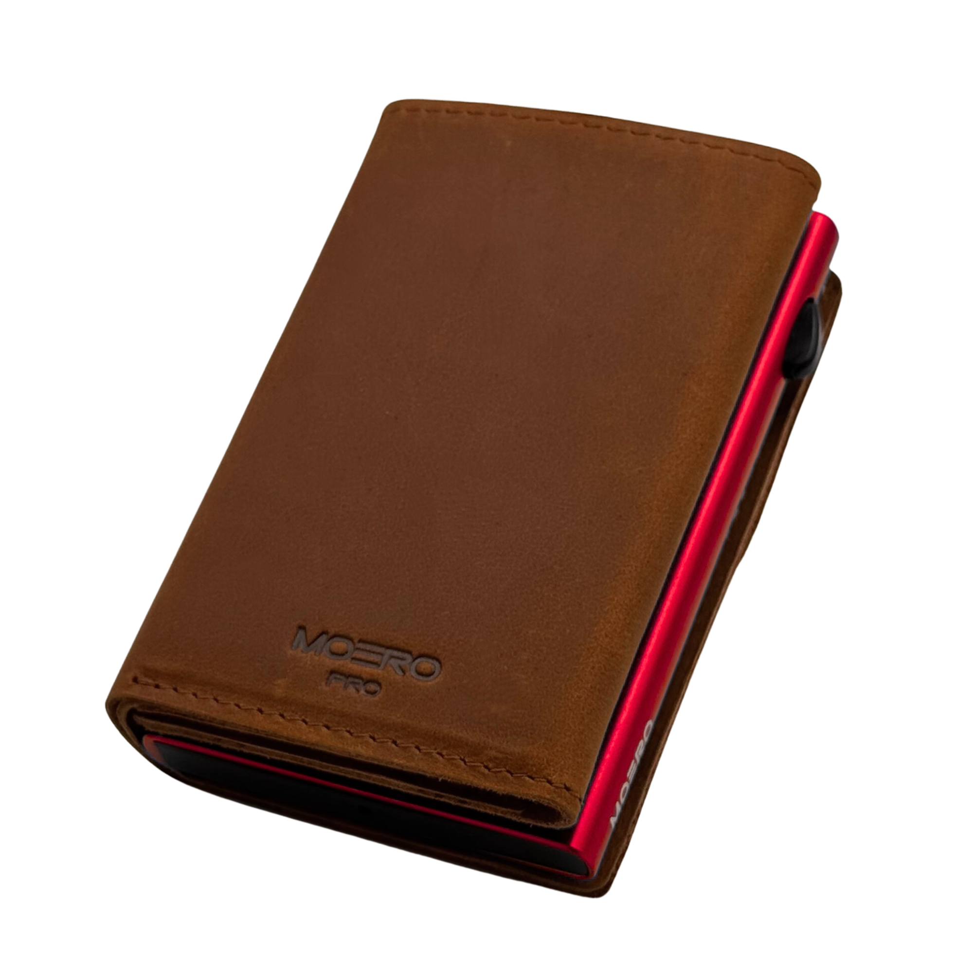 PRO PLUS Crazy Horse Cognac Zip