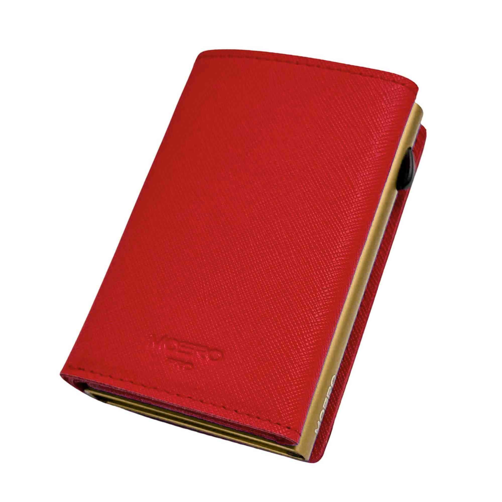 PRO PLUS Saffiano Cremallera Roja