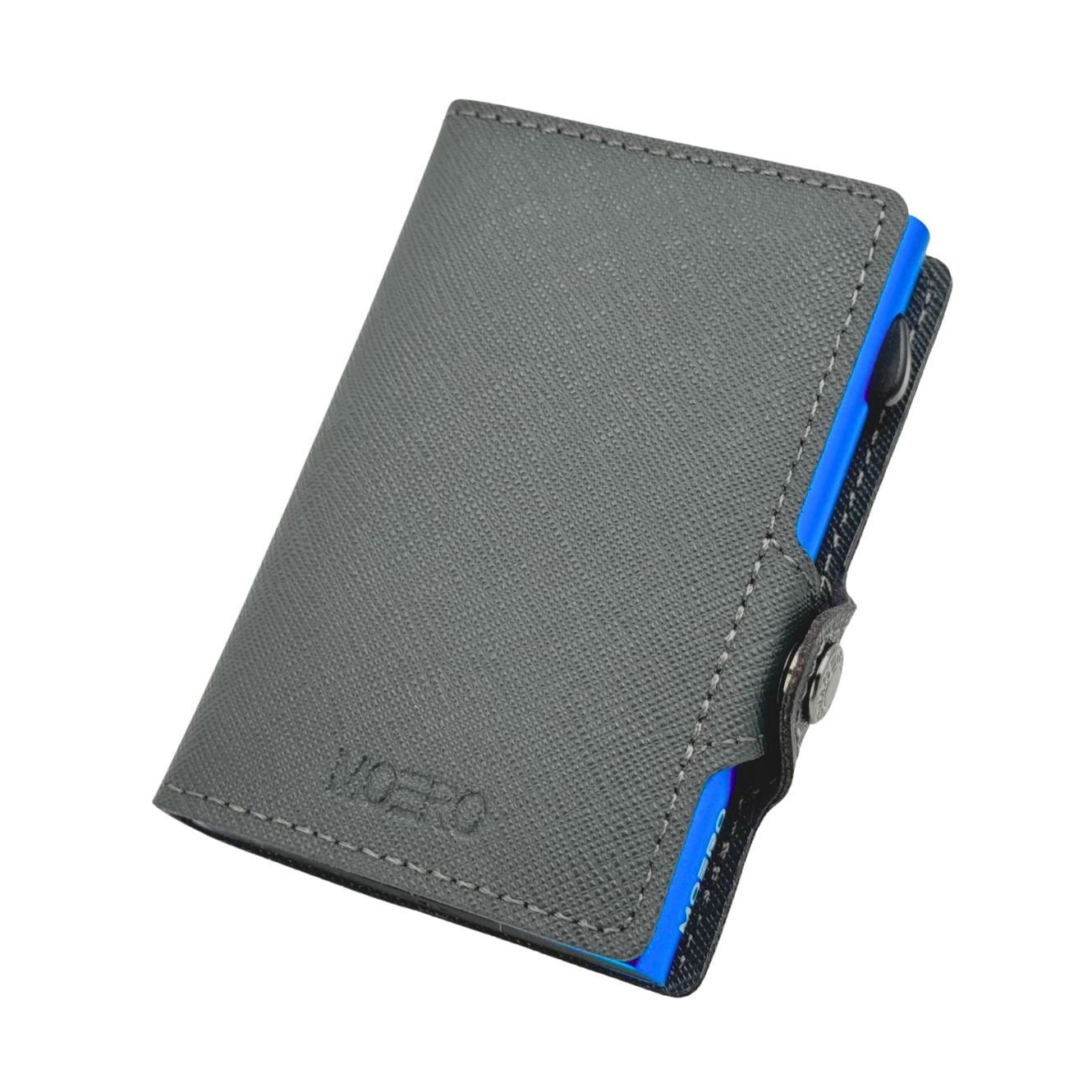 Saffiano Gray Zip