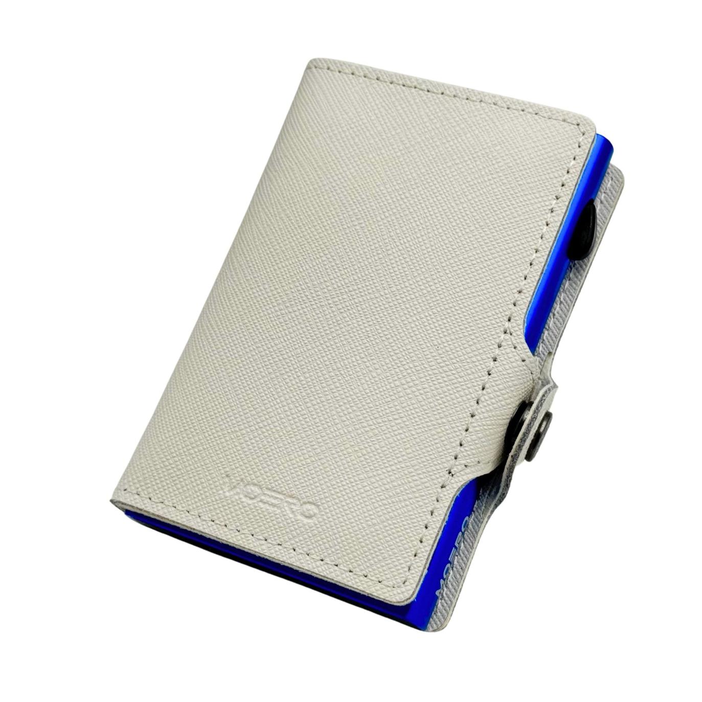 Cremallera blanca Saffiano