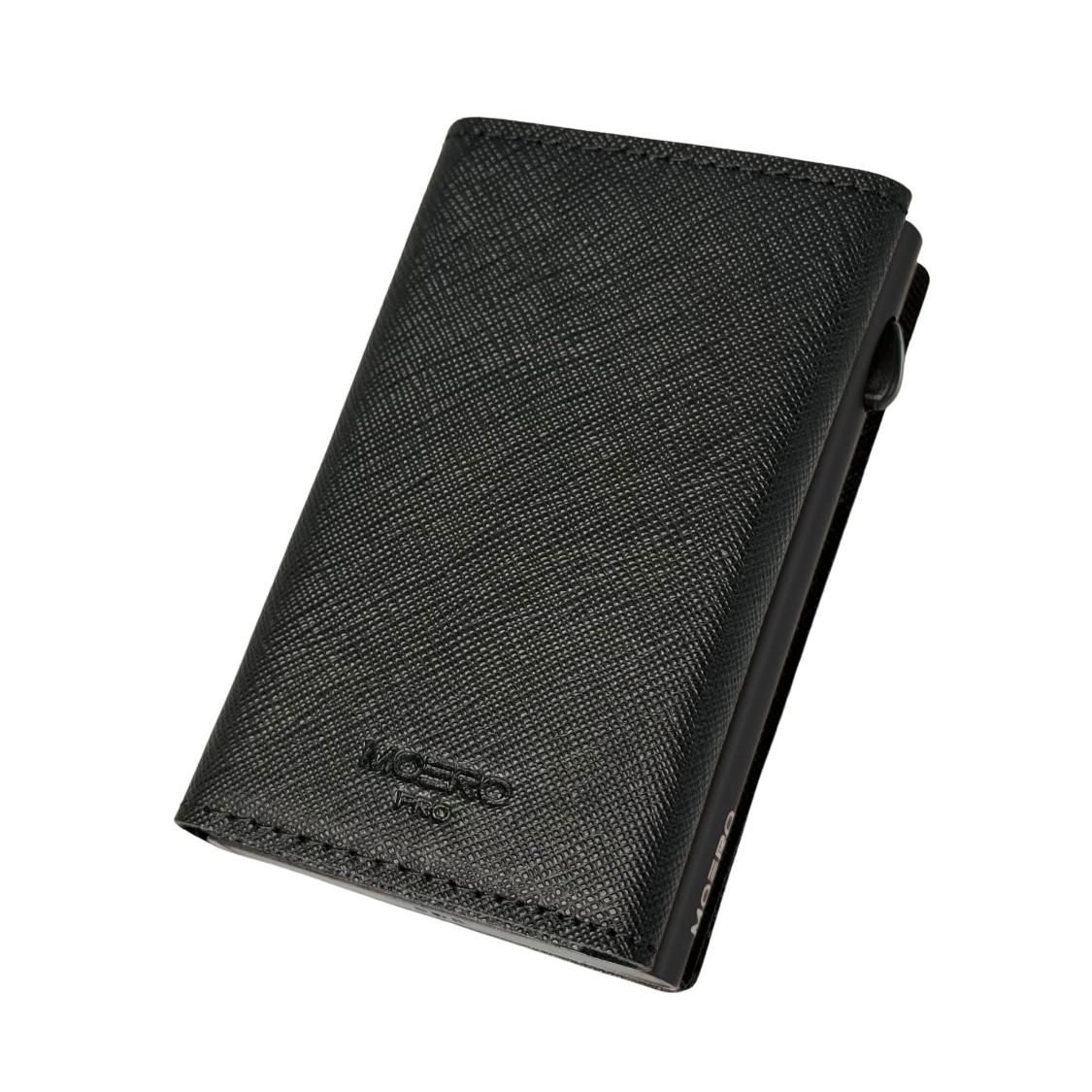 Airtag PRO Saffiano Black Zip