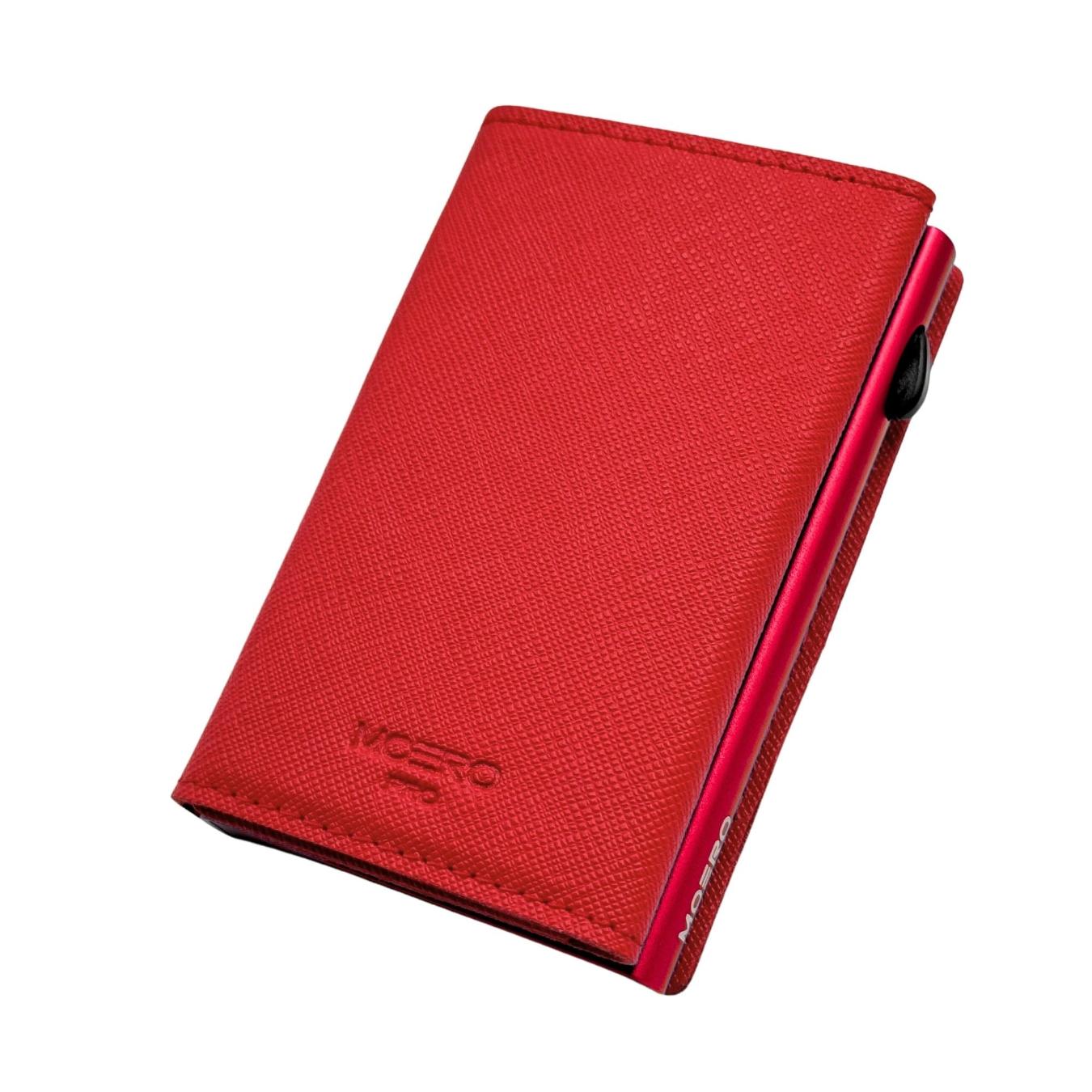 Airtag PRO Saffiano Rouge Zip