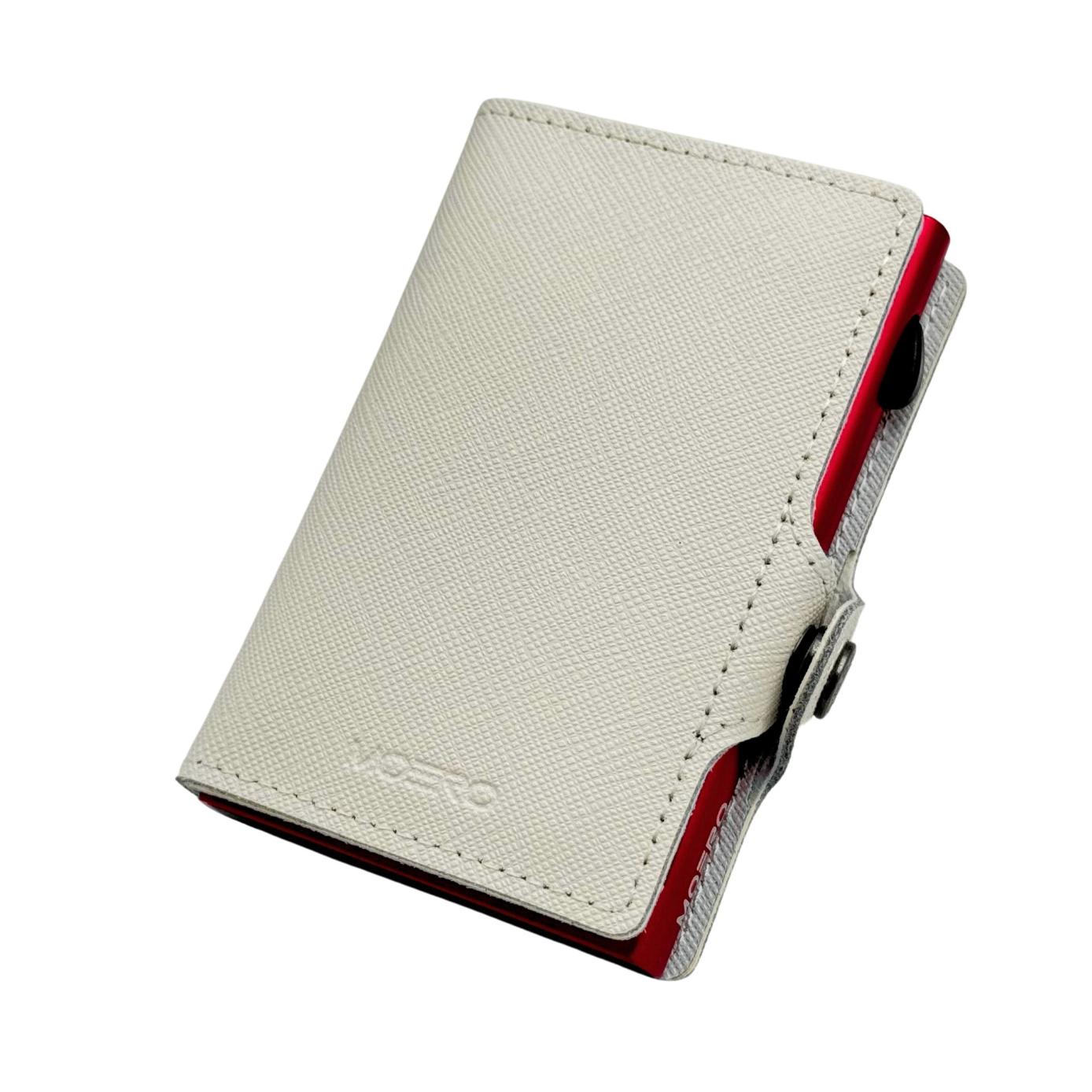 Cremallera blanca Saffiano