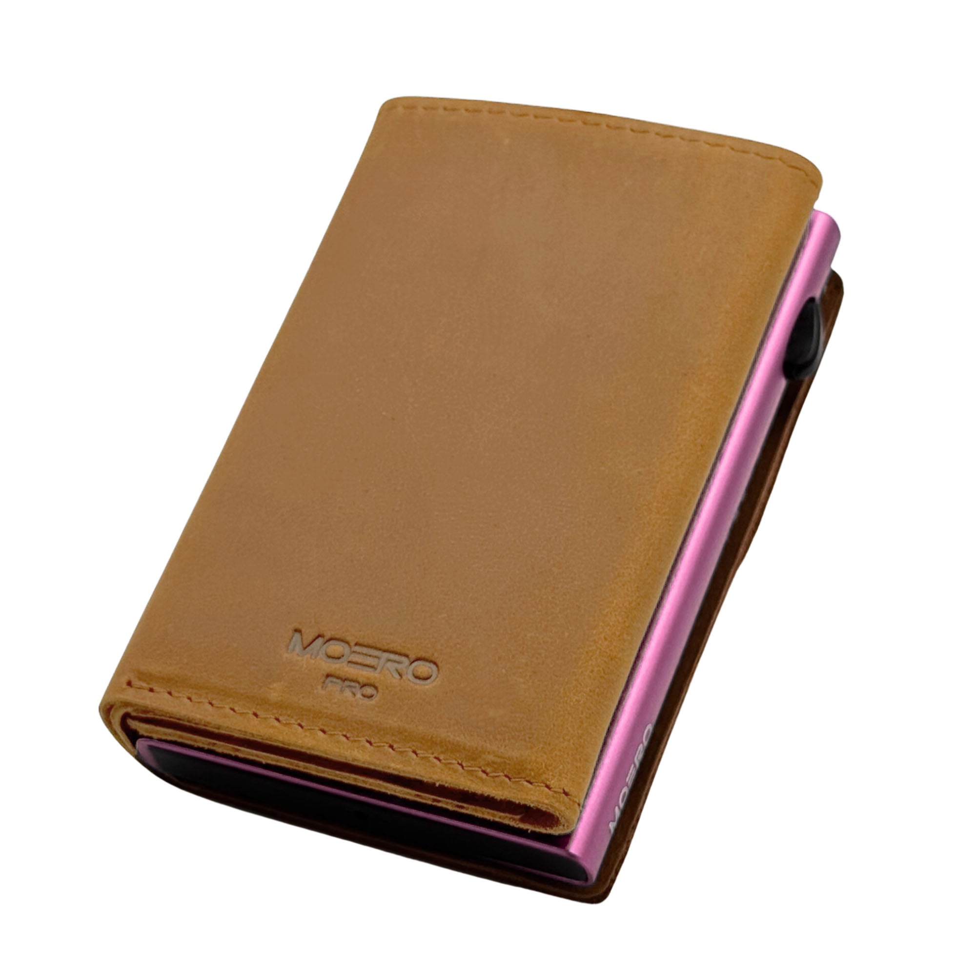 PRO PLUS Crazy Horse Cognac Zip