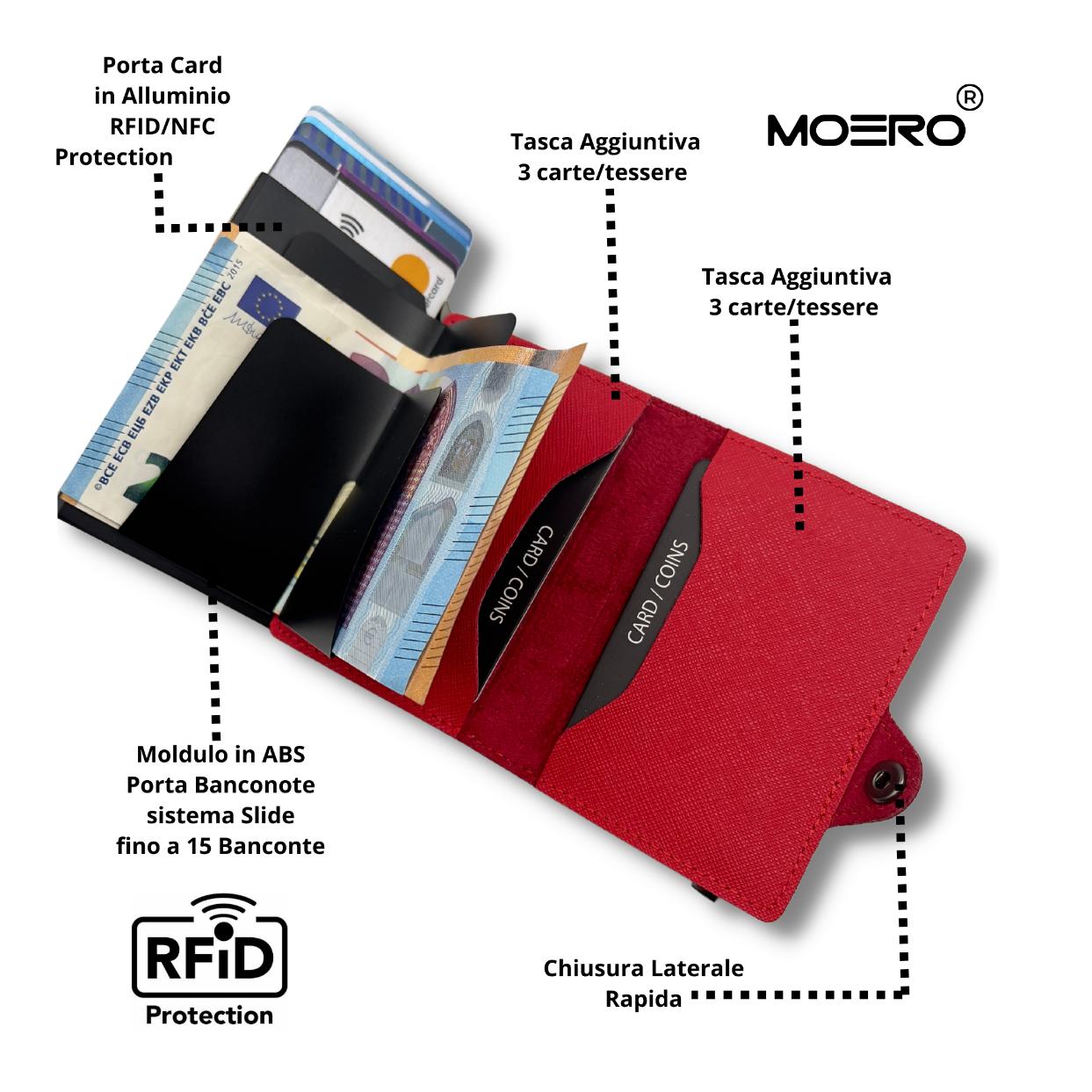 Rojo Saffiano Clásico