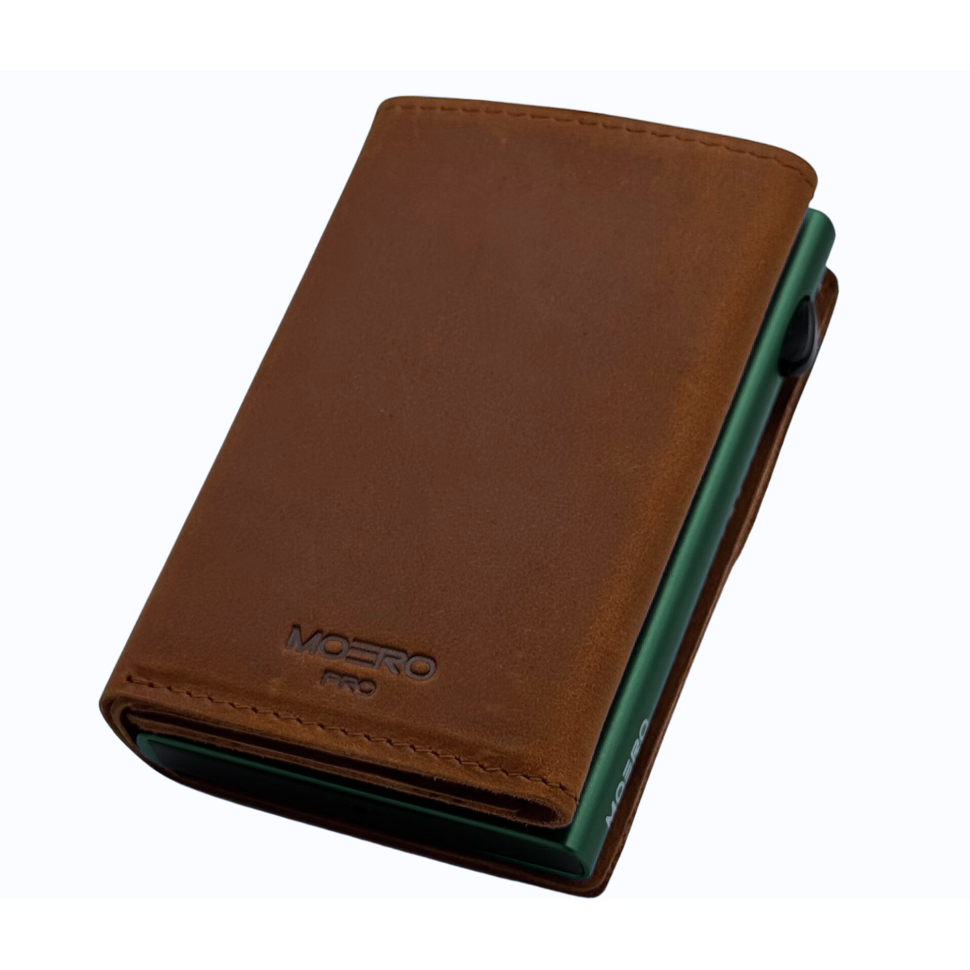 PRO PLUS Crazy Horse Cognac Zip