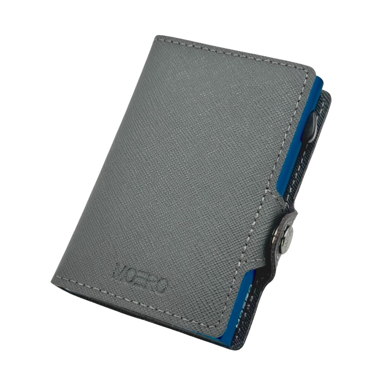 Saffiano Gray Zip