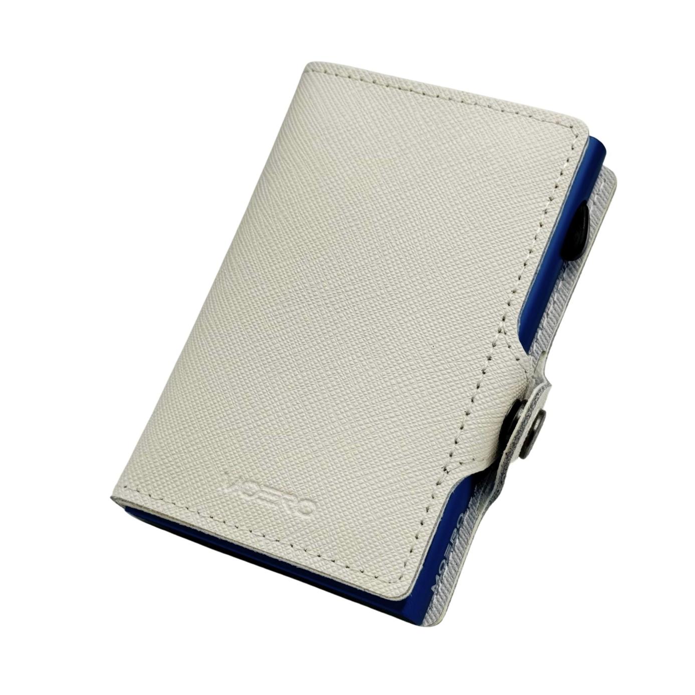 Cremallera blanca Saffiano