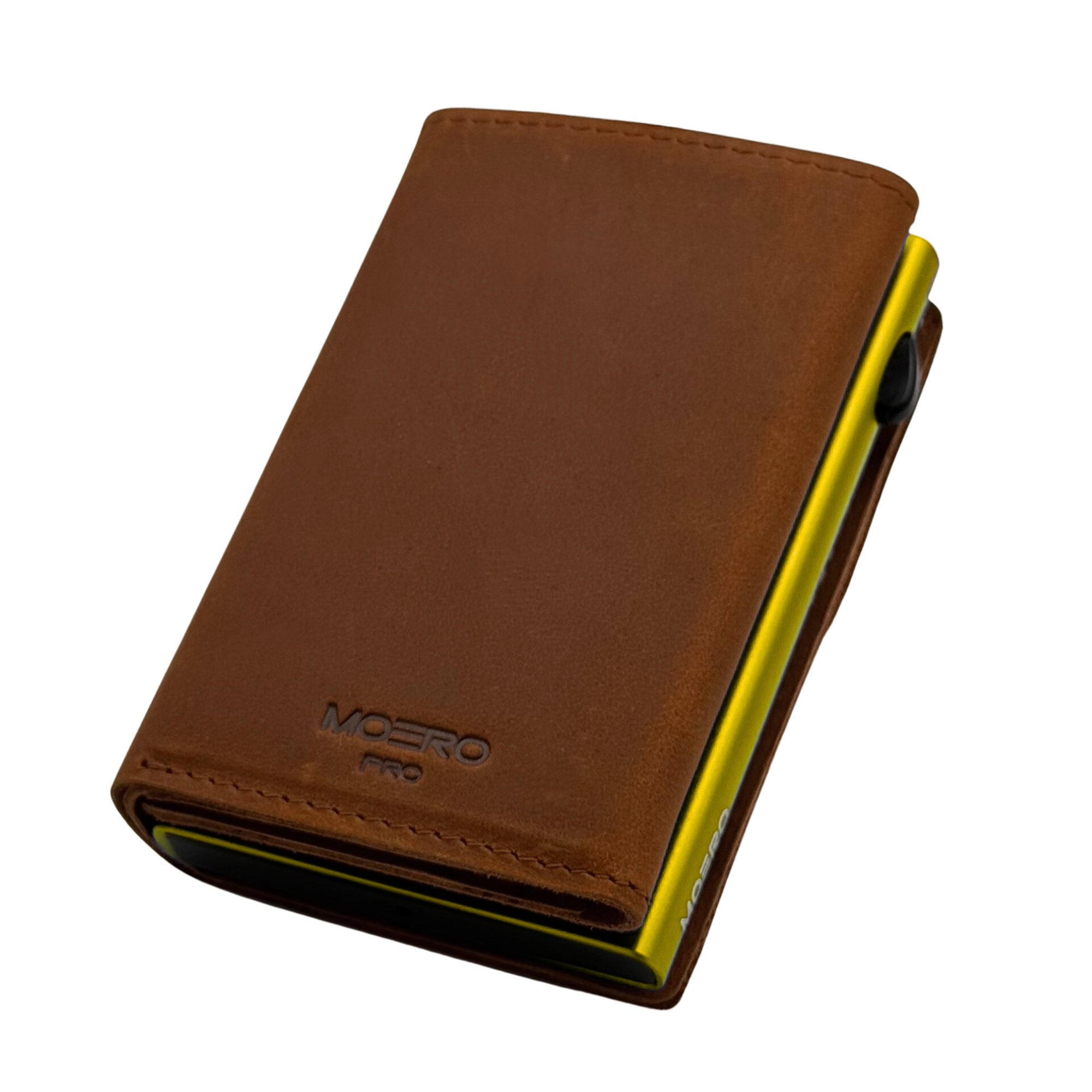 PRO PLUS Crazy Horse Cognac Zip