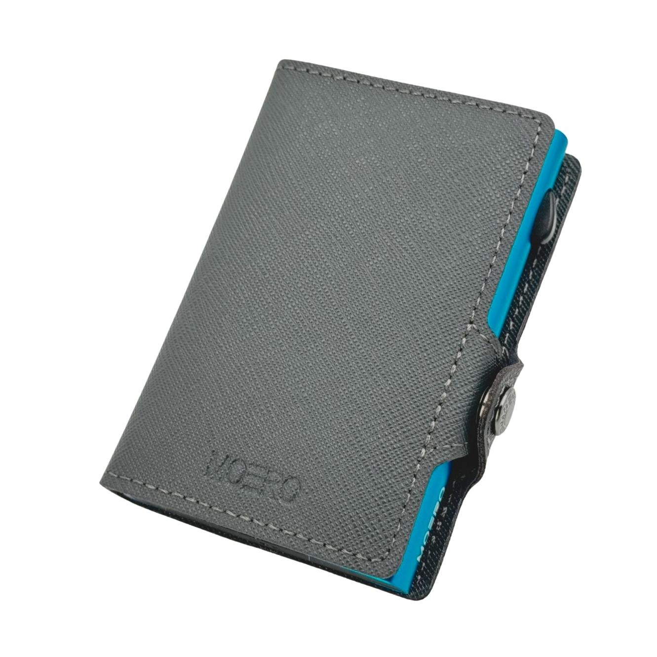 Saffiano Gray Zip