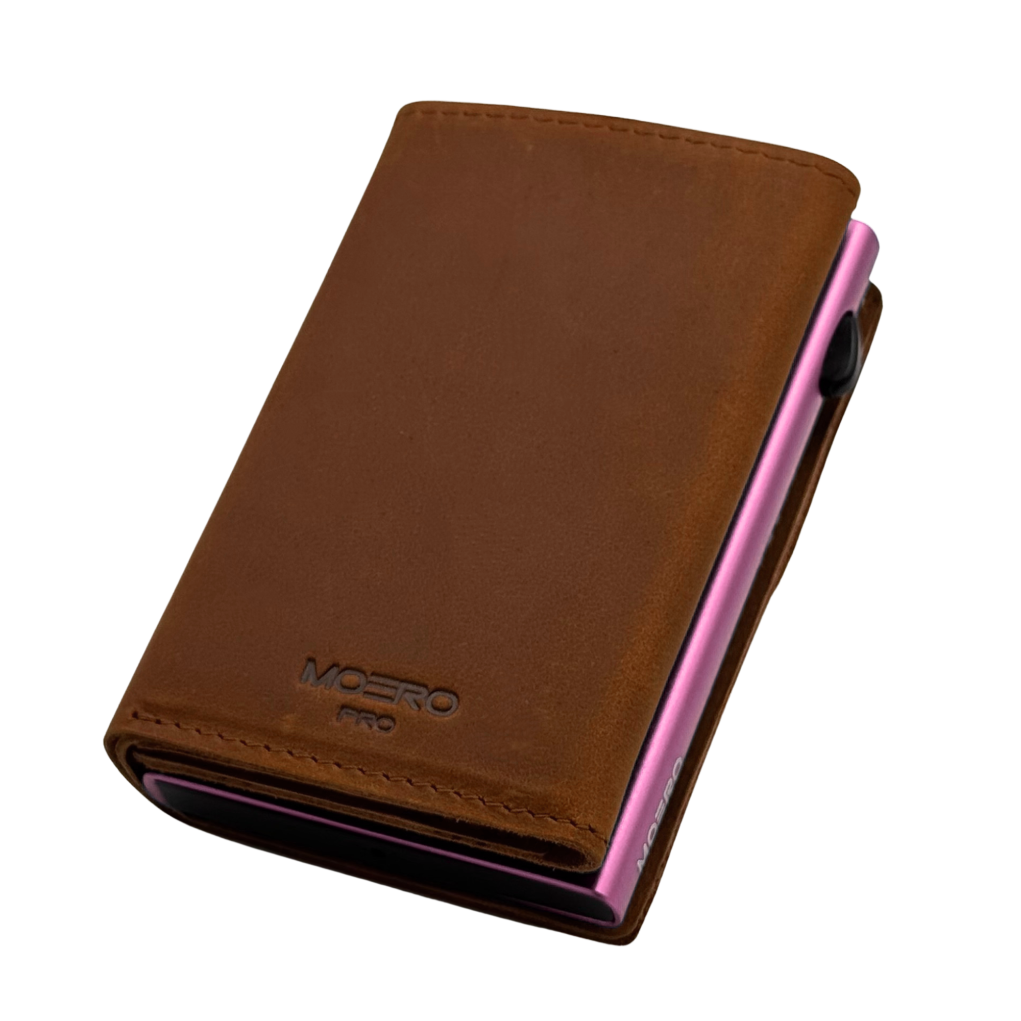 PRO PLUS Crazy Horse Cognac Zip