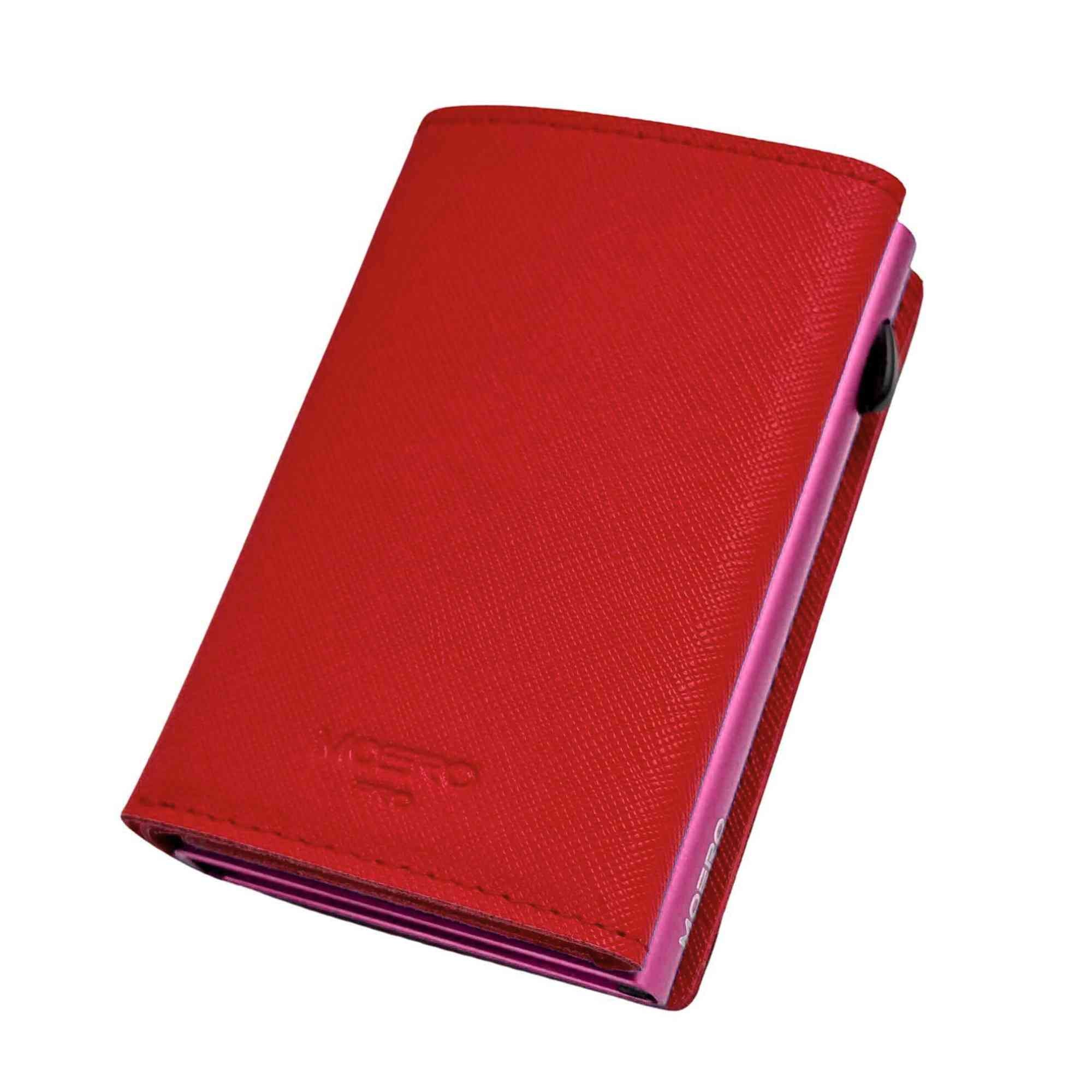 PRO PLUS Saffiano Cremallera Roja