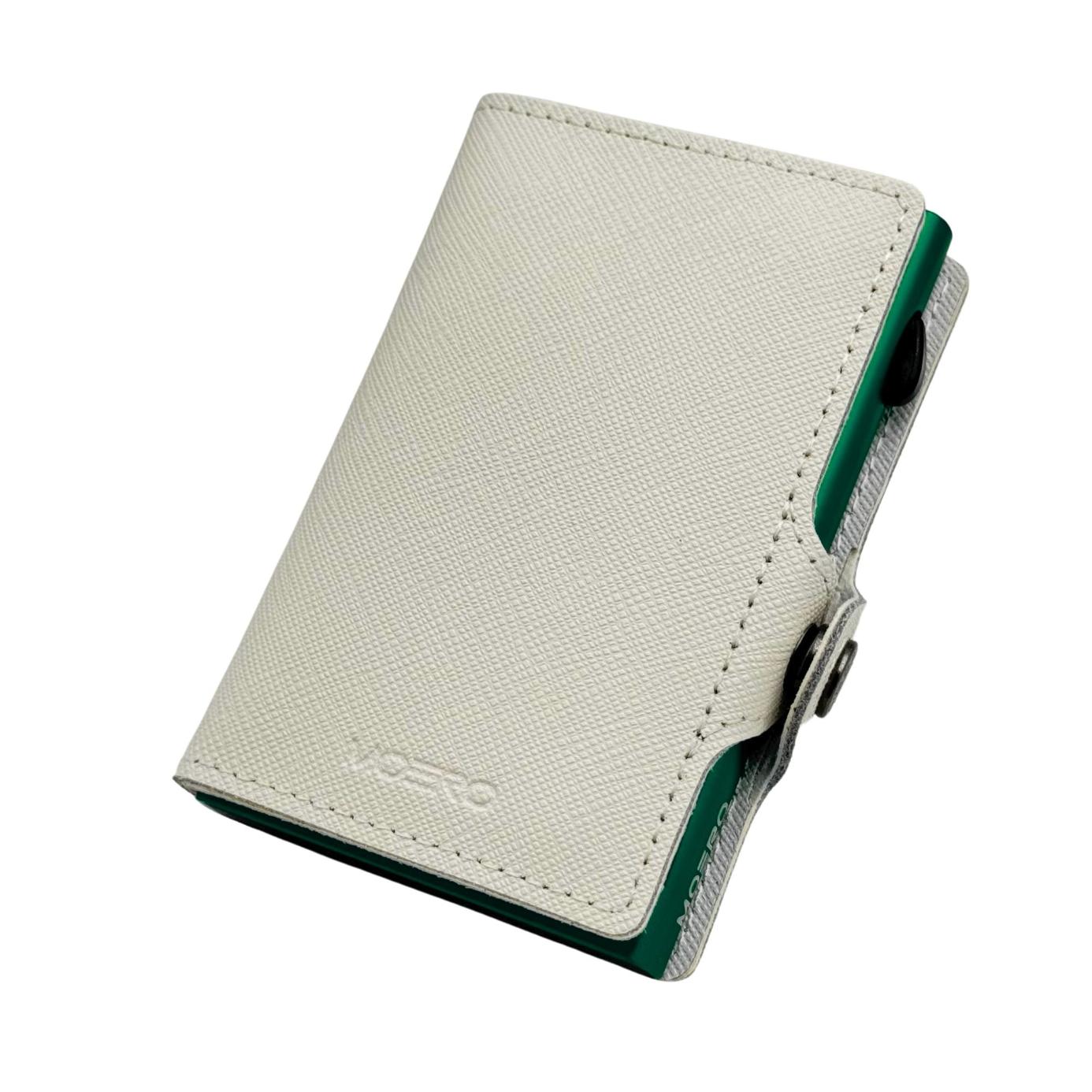 Cremallera blanca Saffiano