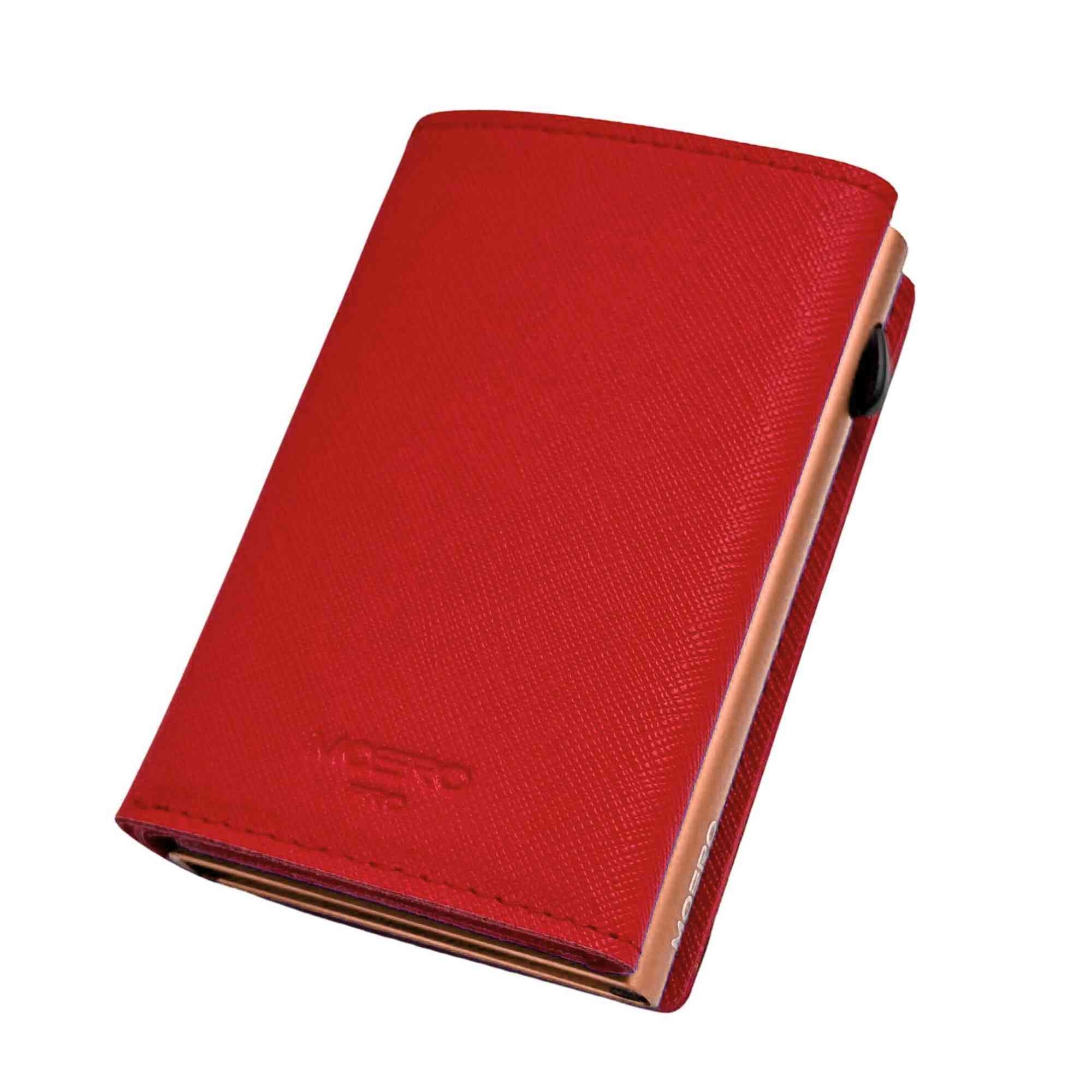 PRO PLUS Saffiano Cremallera Roja