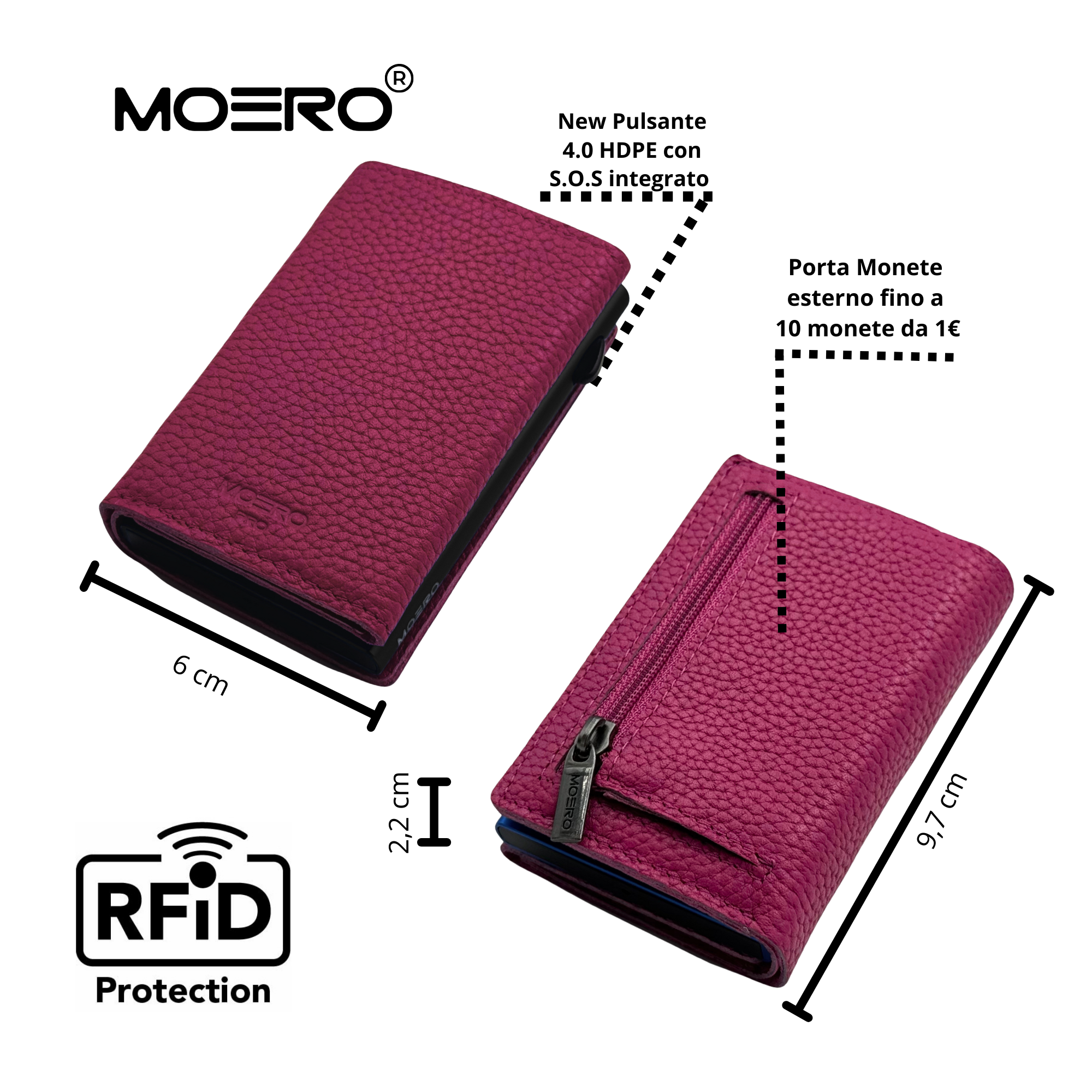 PRO PLUS Bottalato Magenta Zip