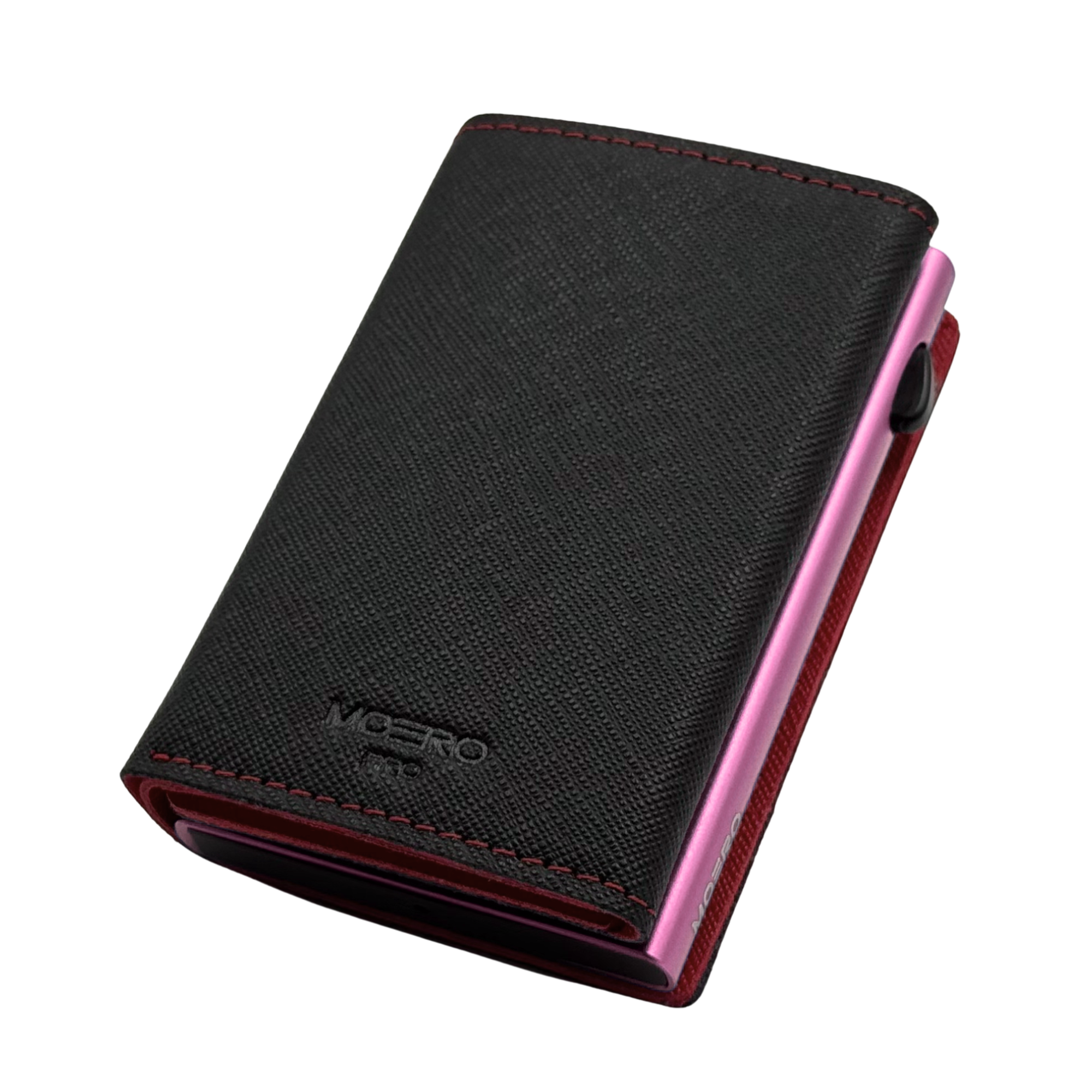 PRO PLUS Saffiano Negro y Rojo