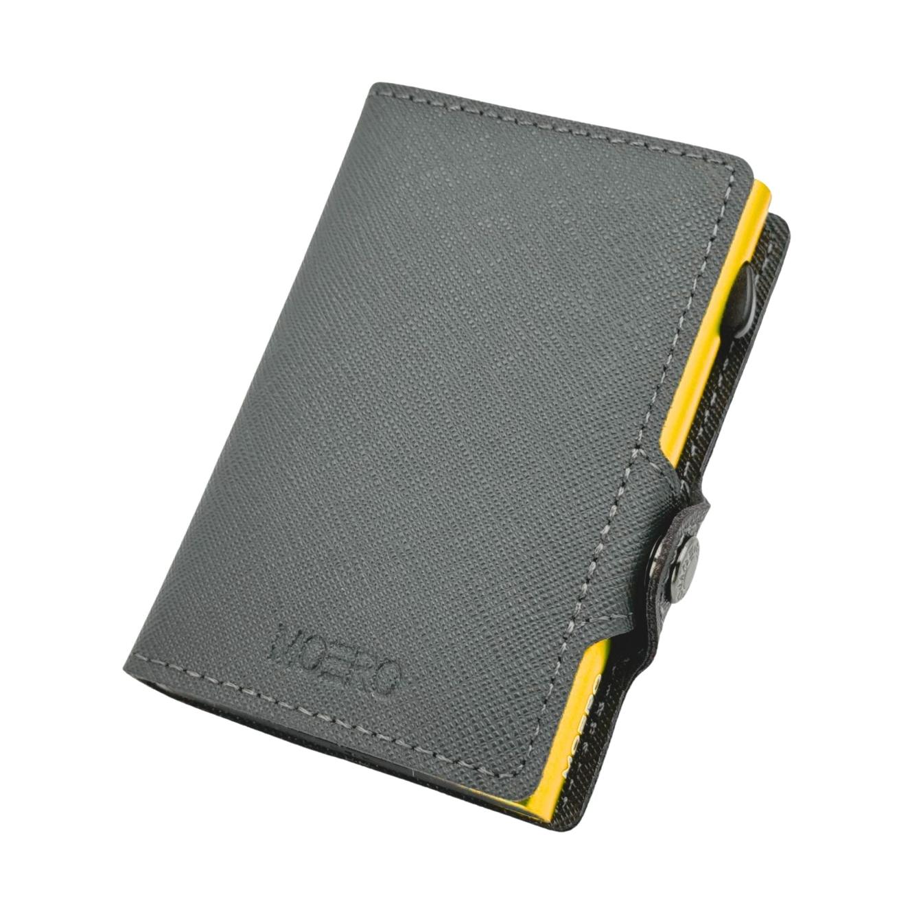 Saffiano Gray Zip