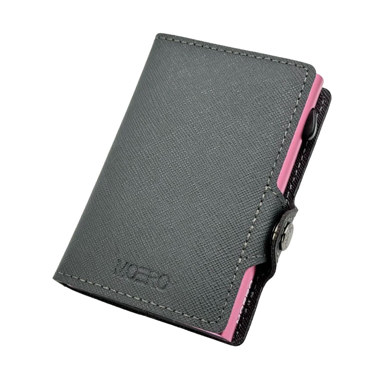 Saffiano Gray Zip