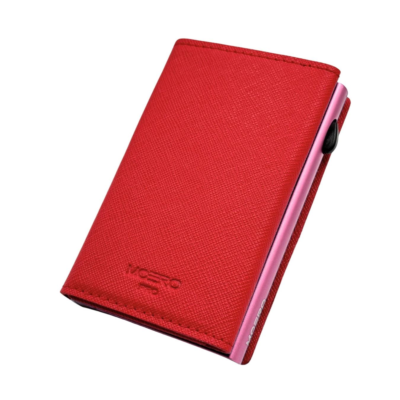 Airtag PRO Saffiano Rouge Zip