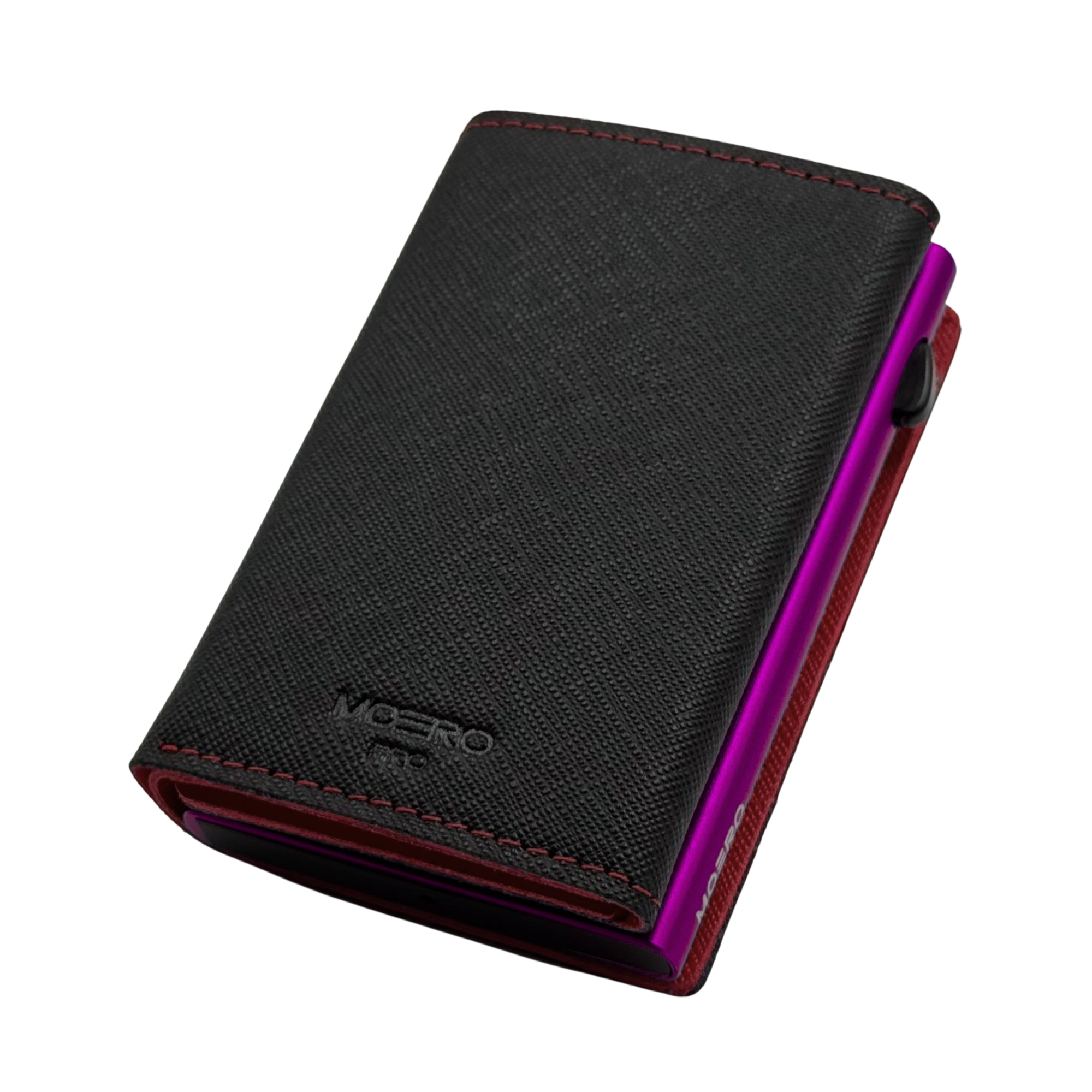 PRO PLUS Saffiano Negro y Rojo