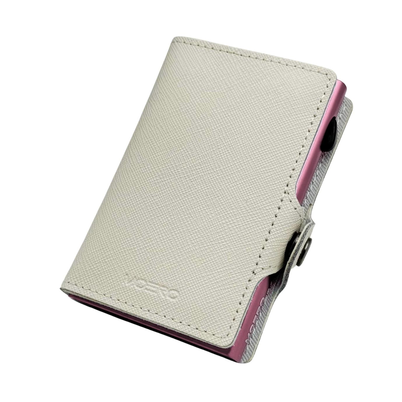 Cremallera blanca Saffiano