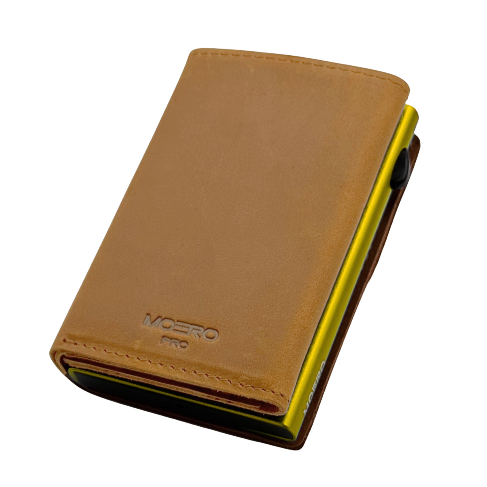 PRO PLUS Crazy Horse Cognac Zip
