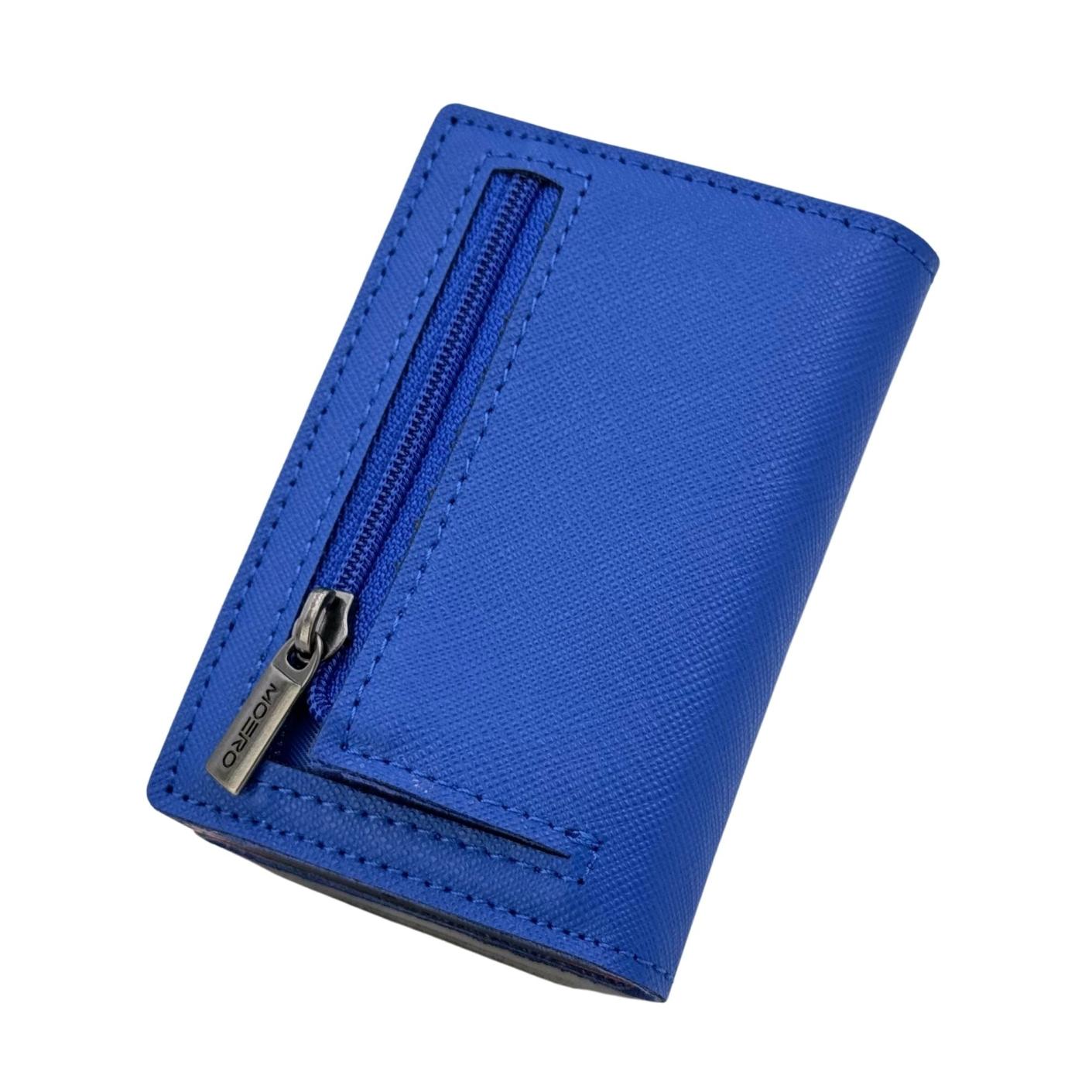 PRO Saffiano Blue Shock Zip