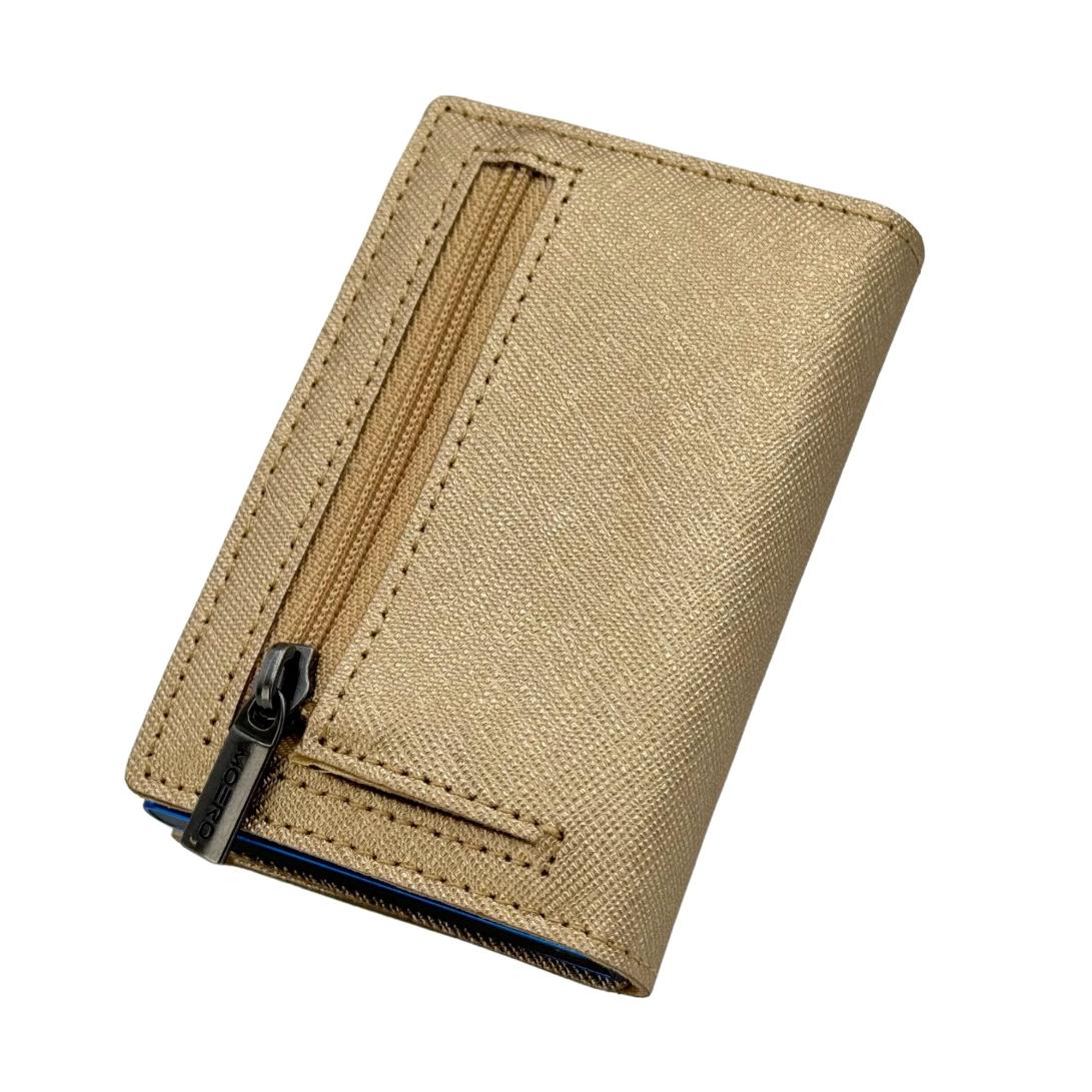 PRO Saffiano Gold Zip