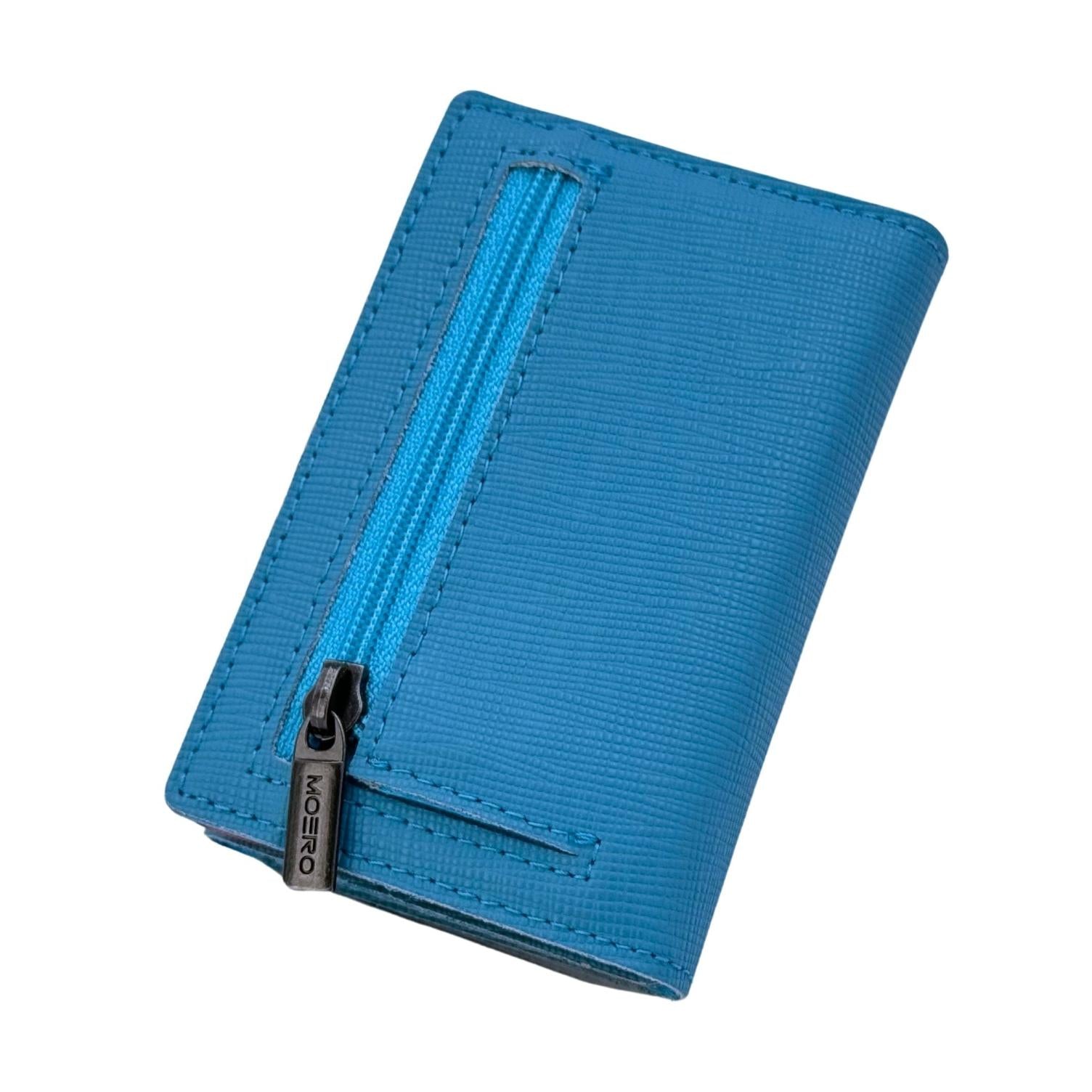 PRO Saffiano Azzurro Zip