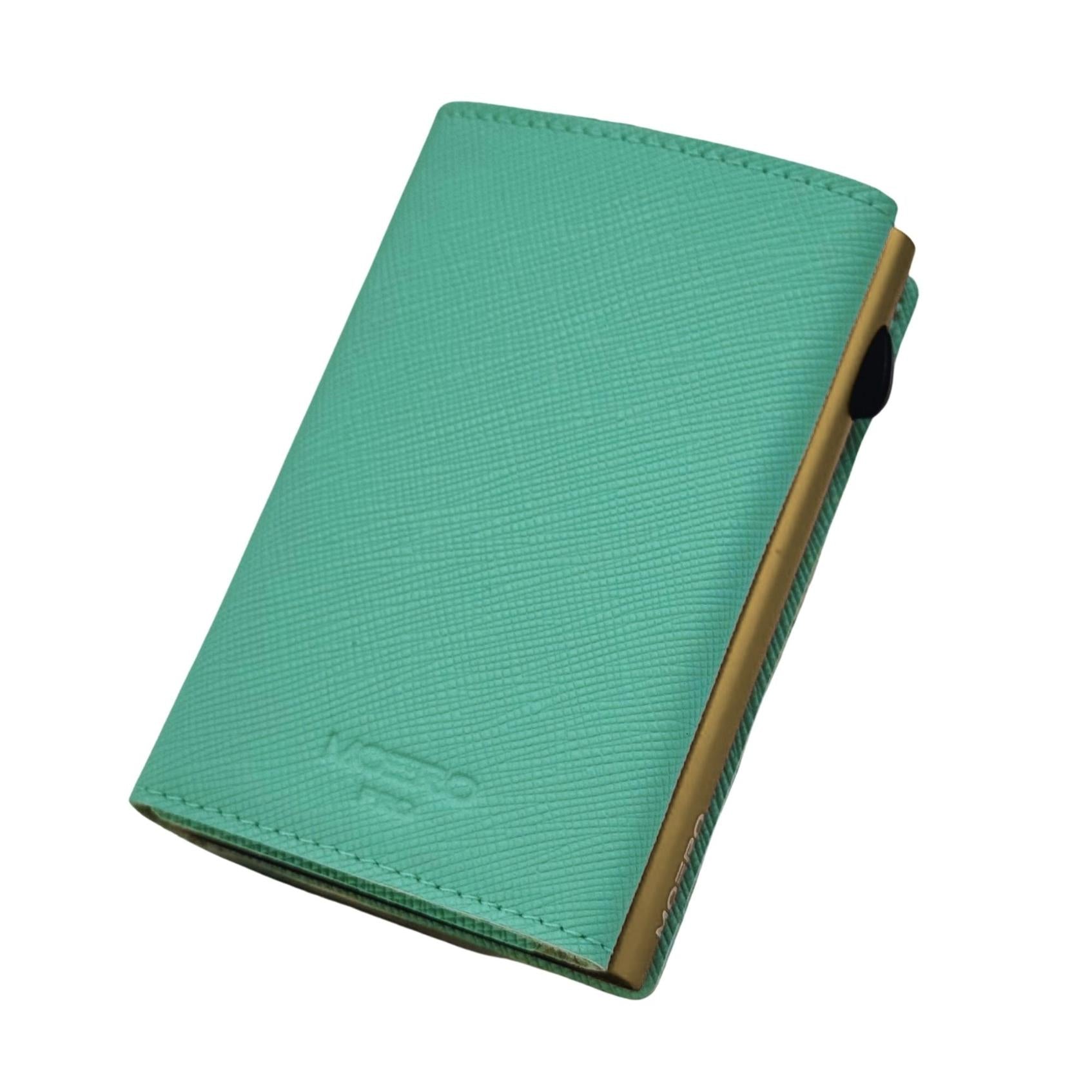 PRO Saffiano Aguamarina