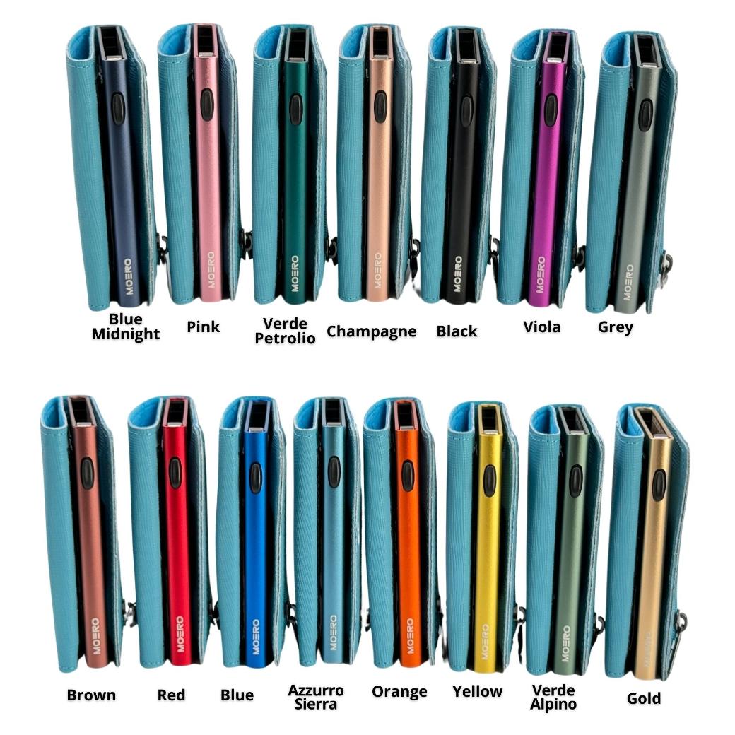 PRO Saffiano Azzurro Zip