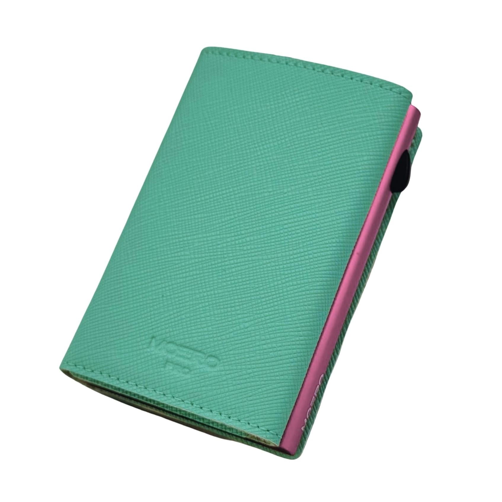 PRO Saffiano Aguamarina