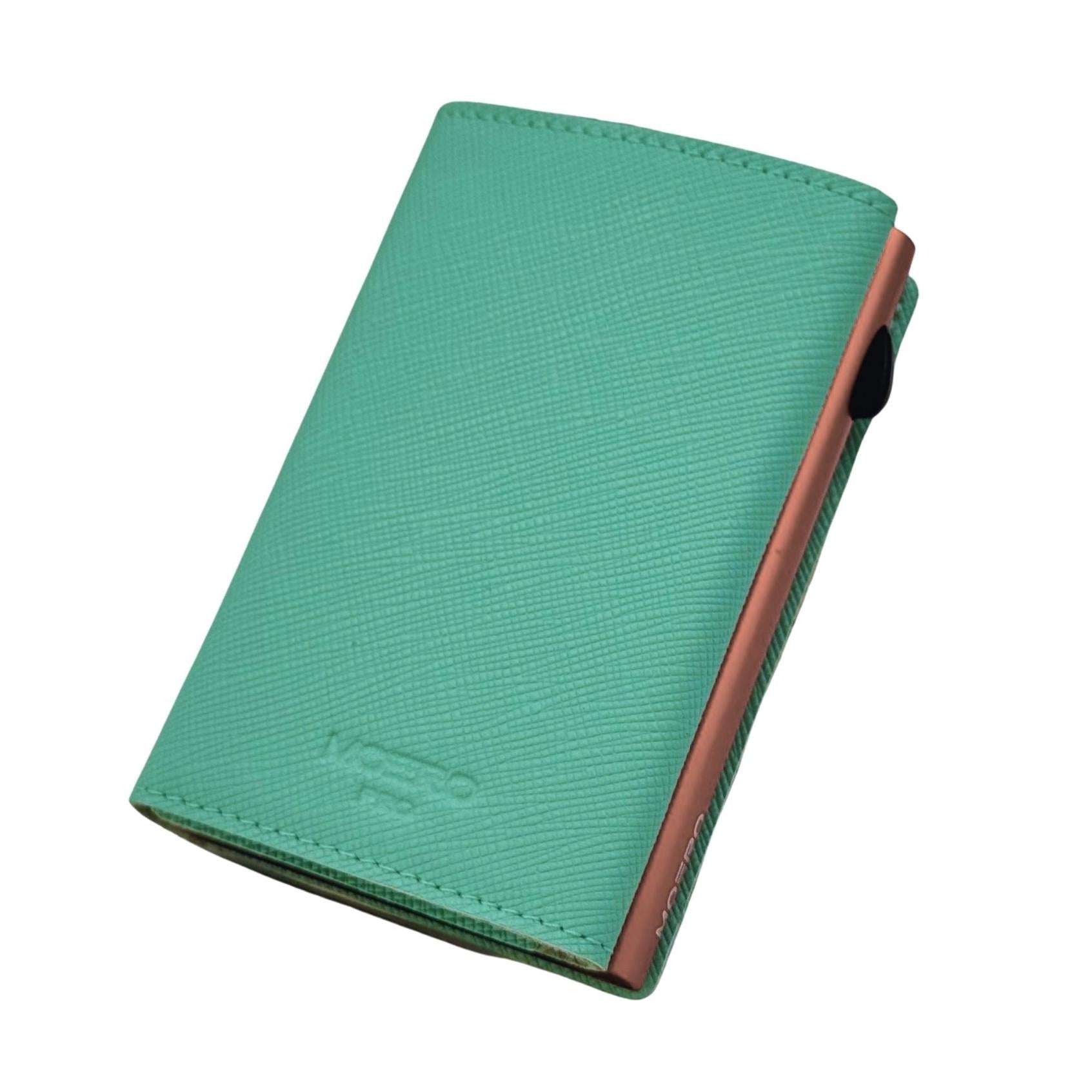 PRO Saffiano Aguamarina