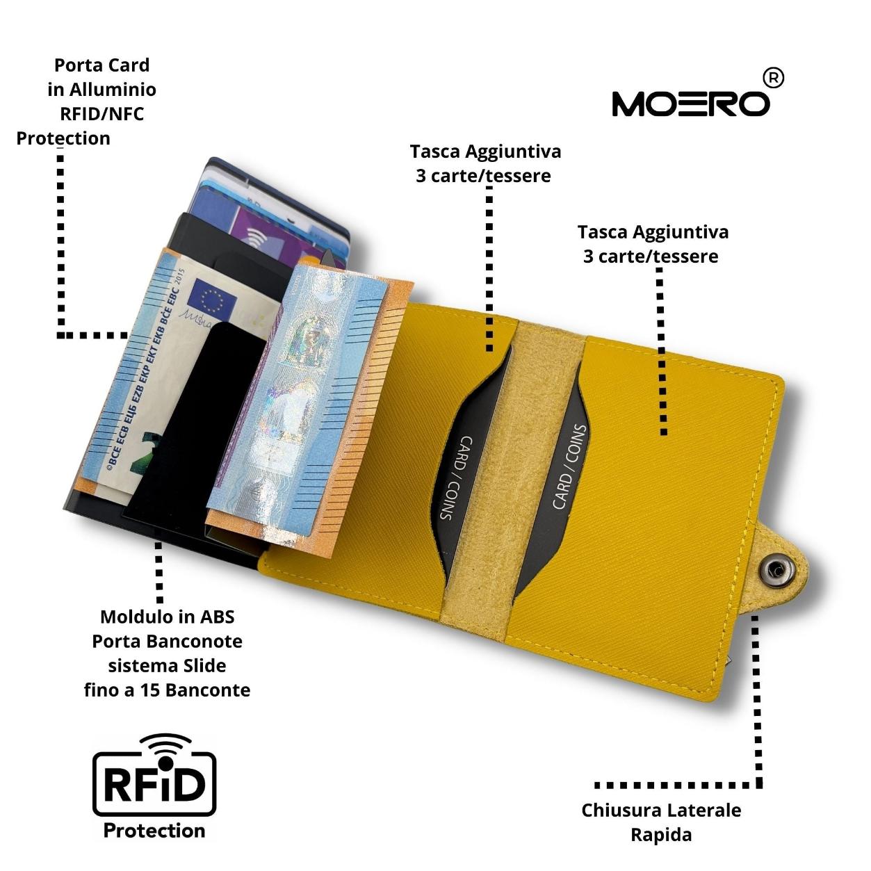 Amarillo Saffiano Clásico